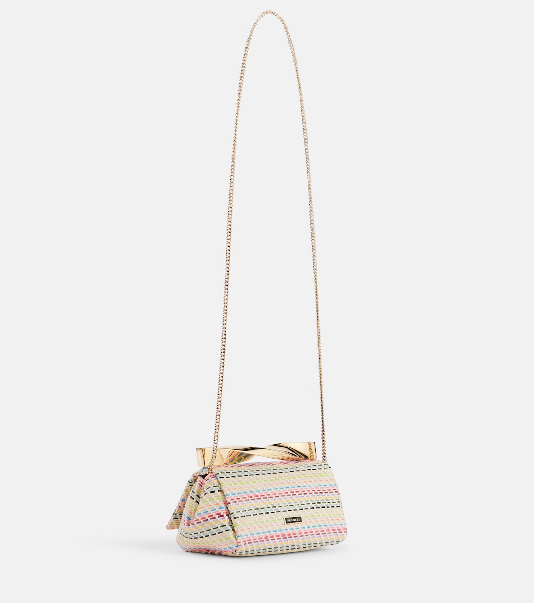 Clutch Twist Mini tejido | Aquazzura