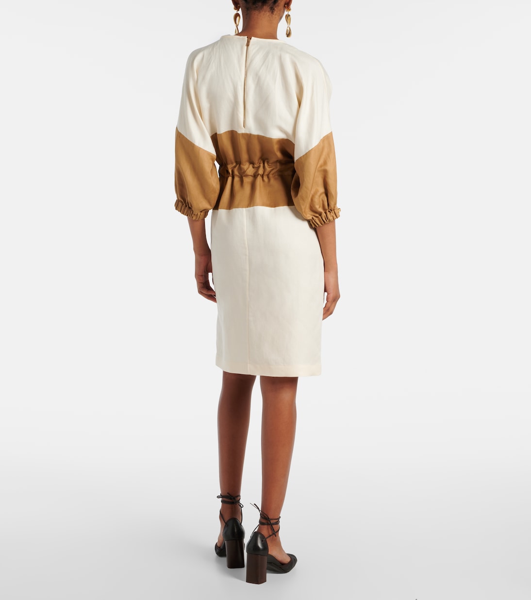 Pulloverkleid Vasto aus Leinen und Seide | Max Mara