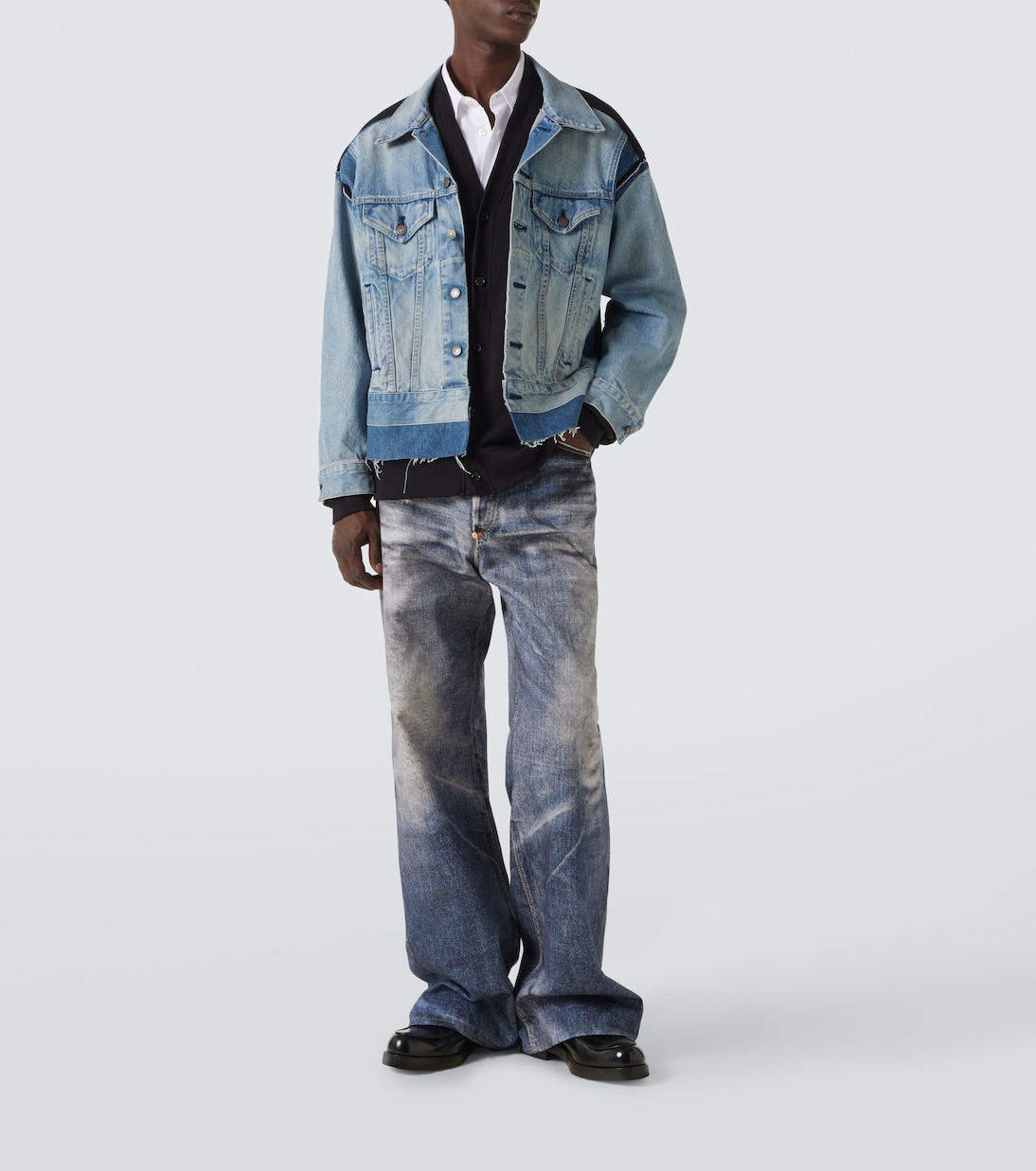x Levi's® jersey and denim jacket | Junya Watanabe