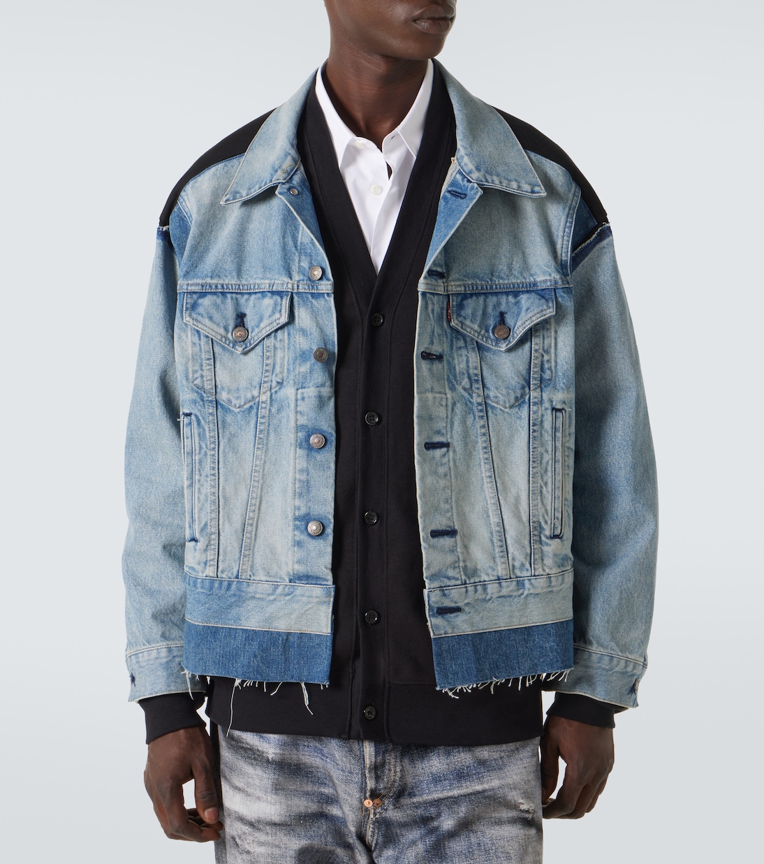 x Levi's® jersey and denim jacket | Junya Watanabe
