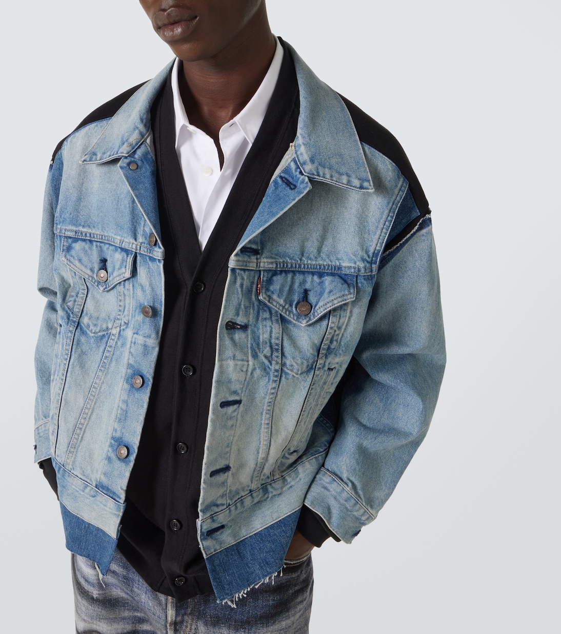 x Levi's® jersey and denim jacket | Junya Watanabe