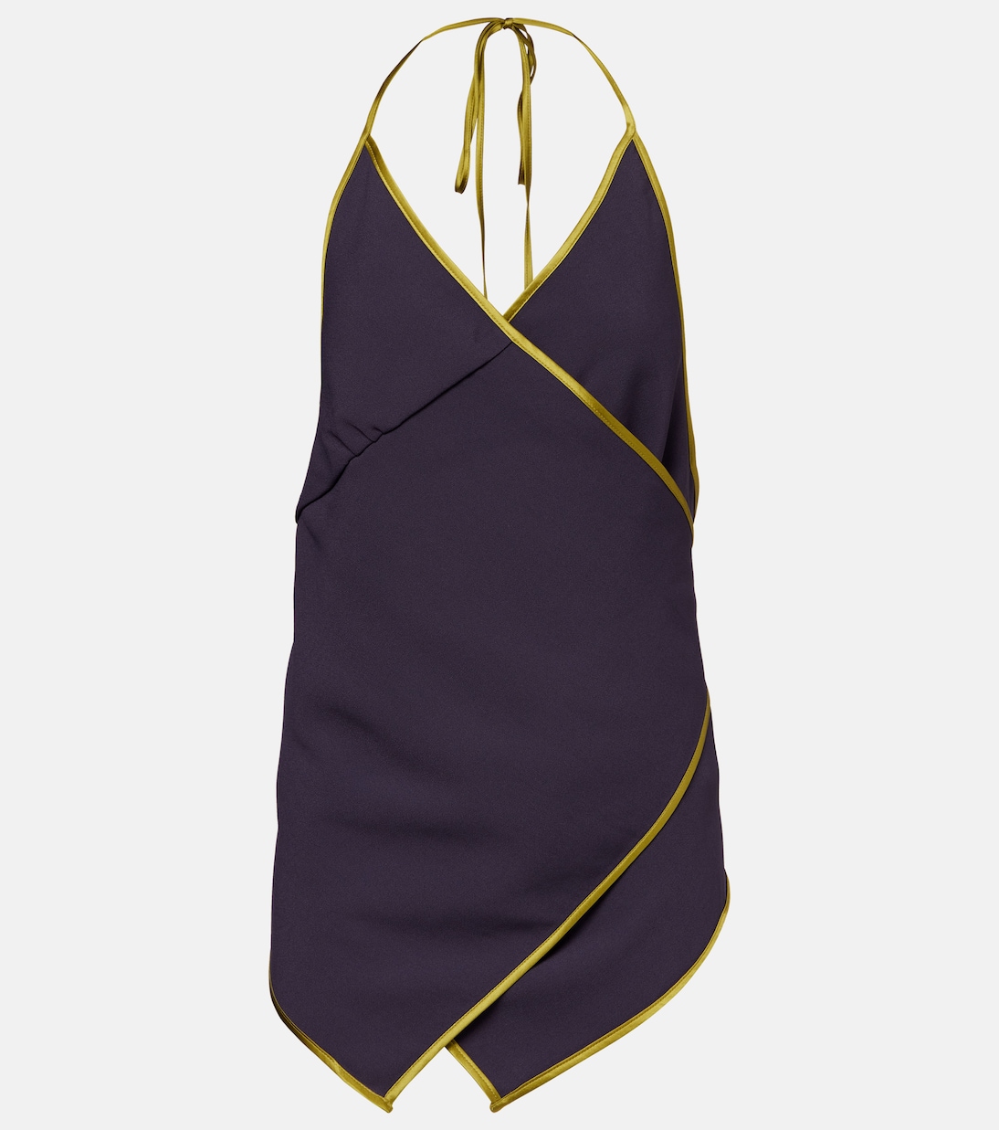 Top a portafoglio in crêpe di raso | Dries Van Noten