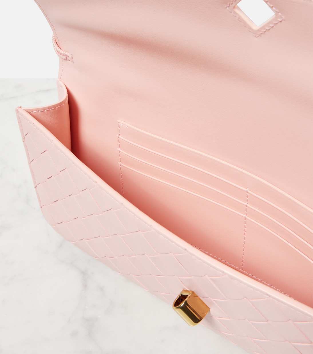 Pochette Andiamo en cuir Intrecciato | Bottega Veneta