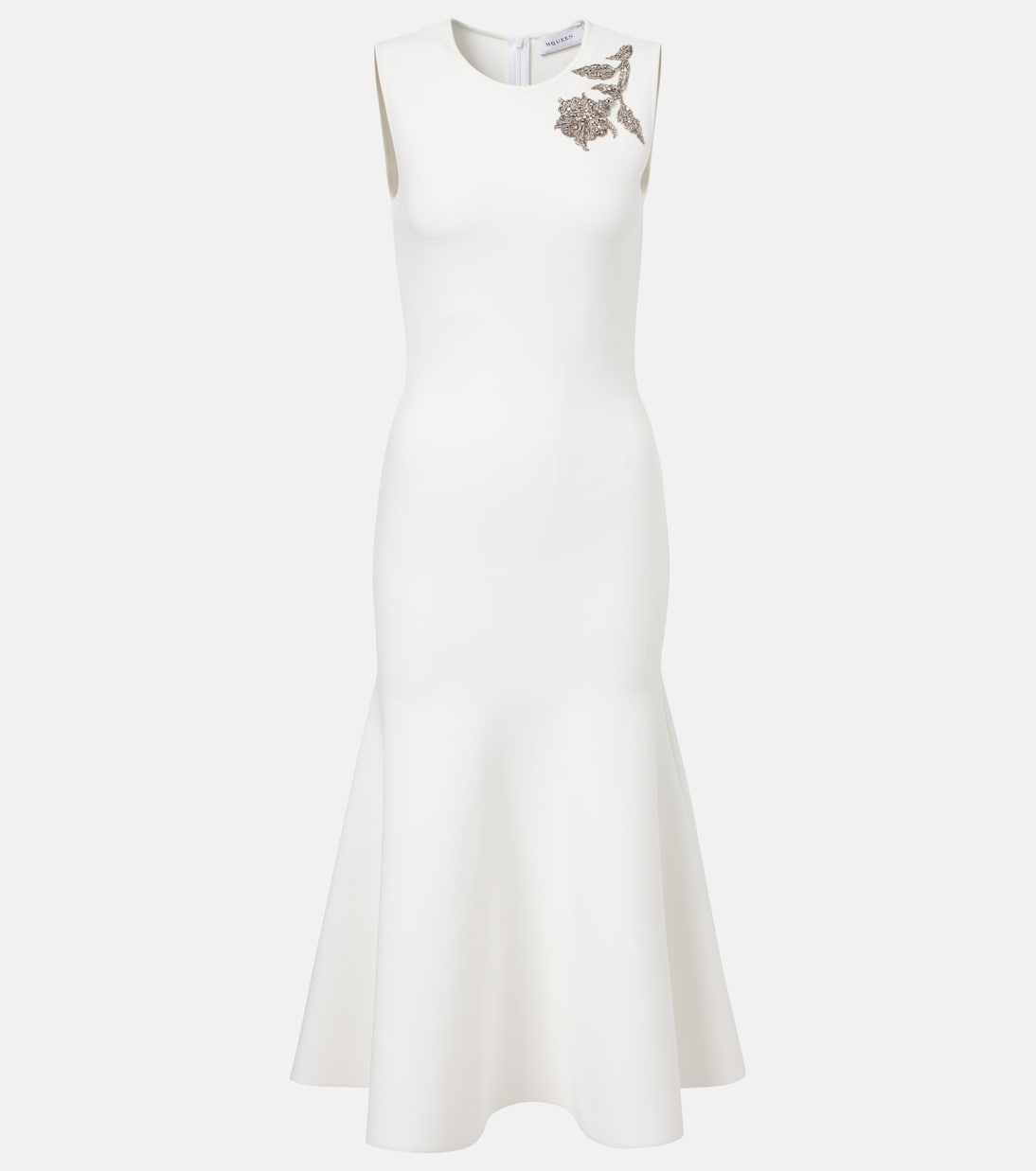 Abito midi con cristalli | McQueen