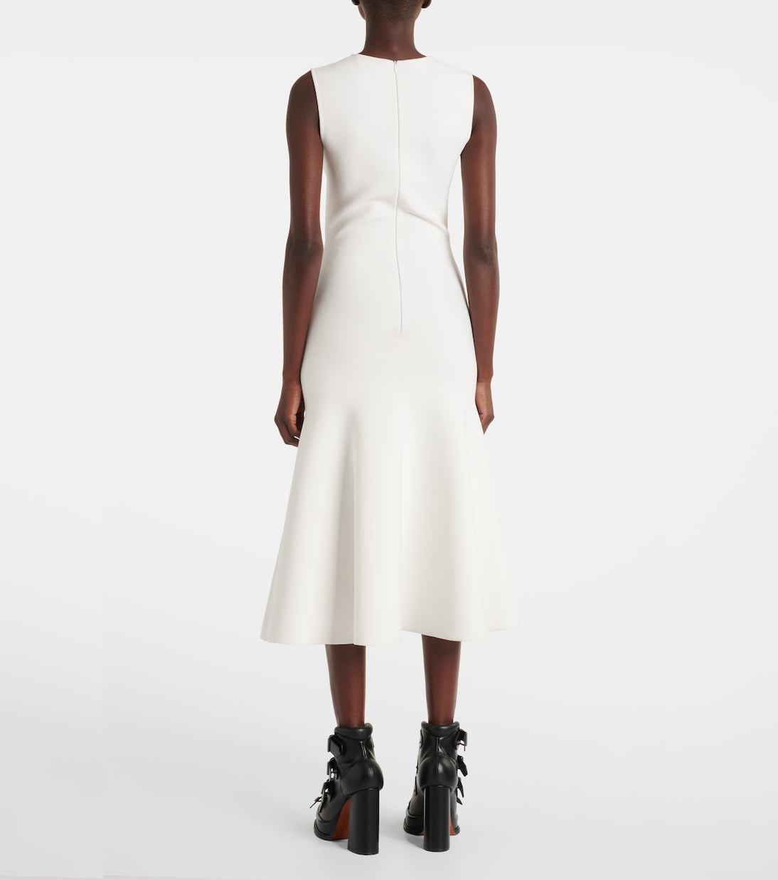 Abito midi con cristalli | McQueen
