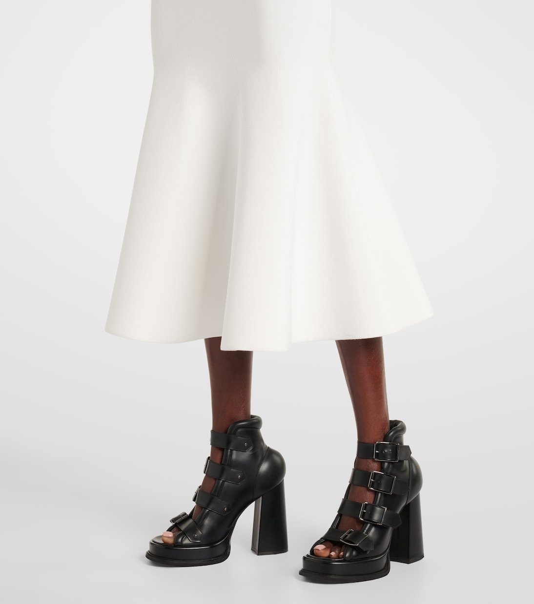 Abito midi con cristalli | McQueen