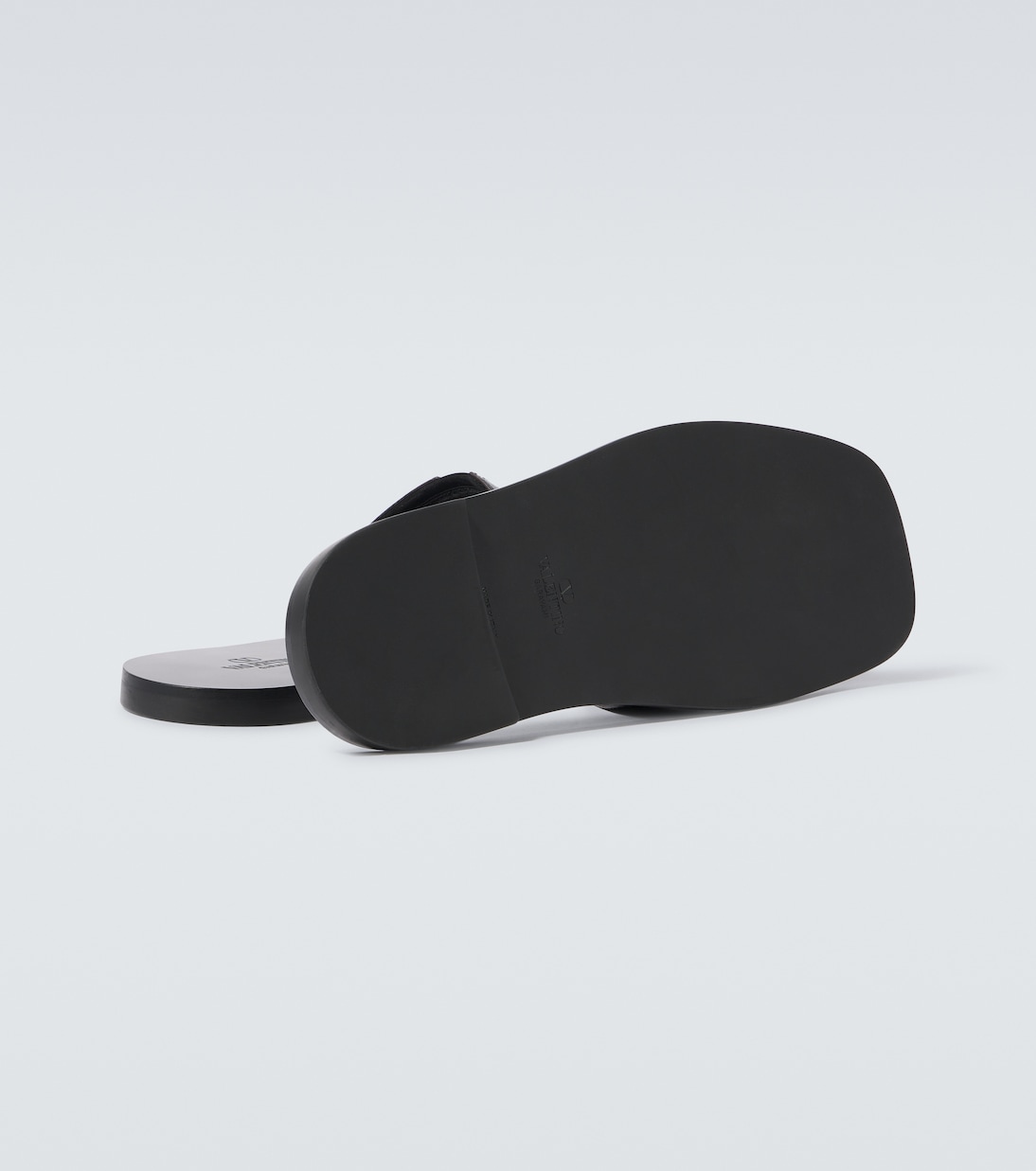 Viva Superstar leather and suede slides | Valentino Garavani