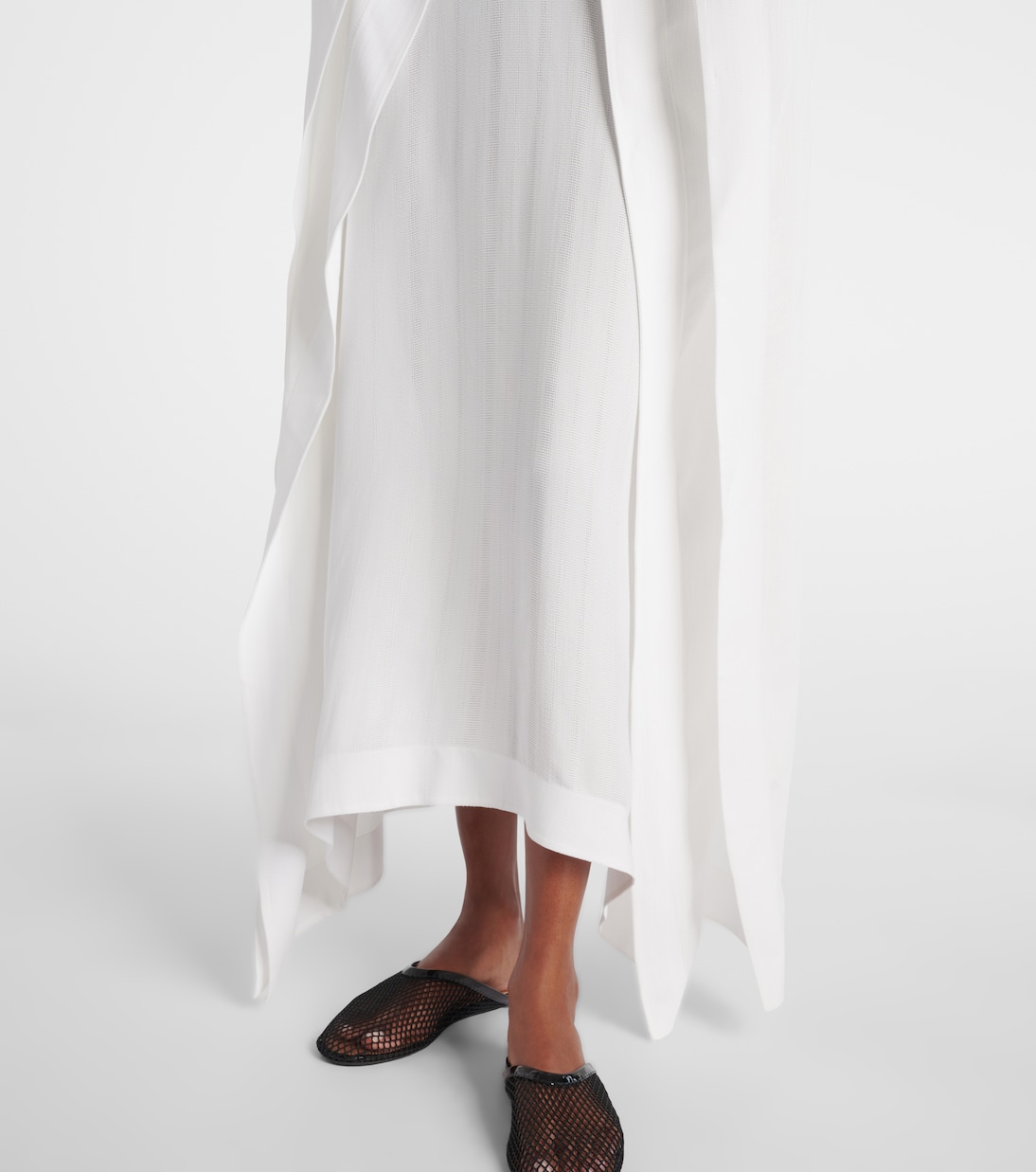Oversized crêpe kaftan  | Alaïa