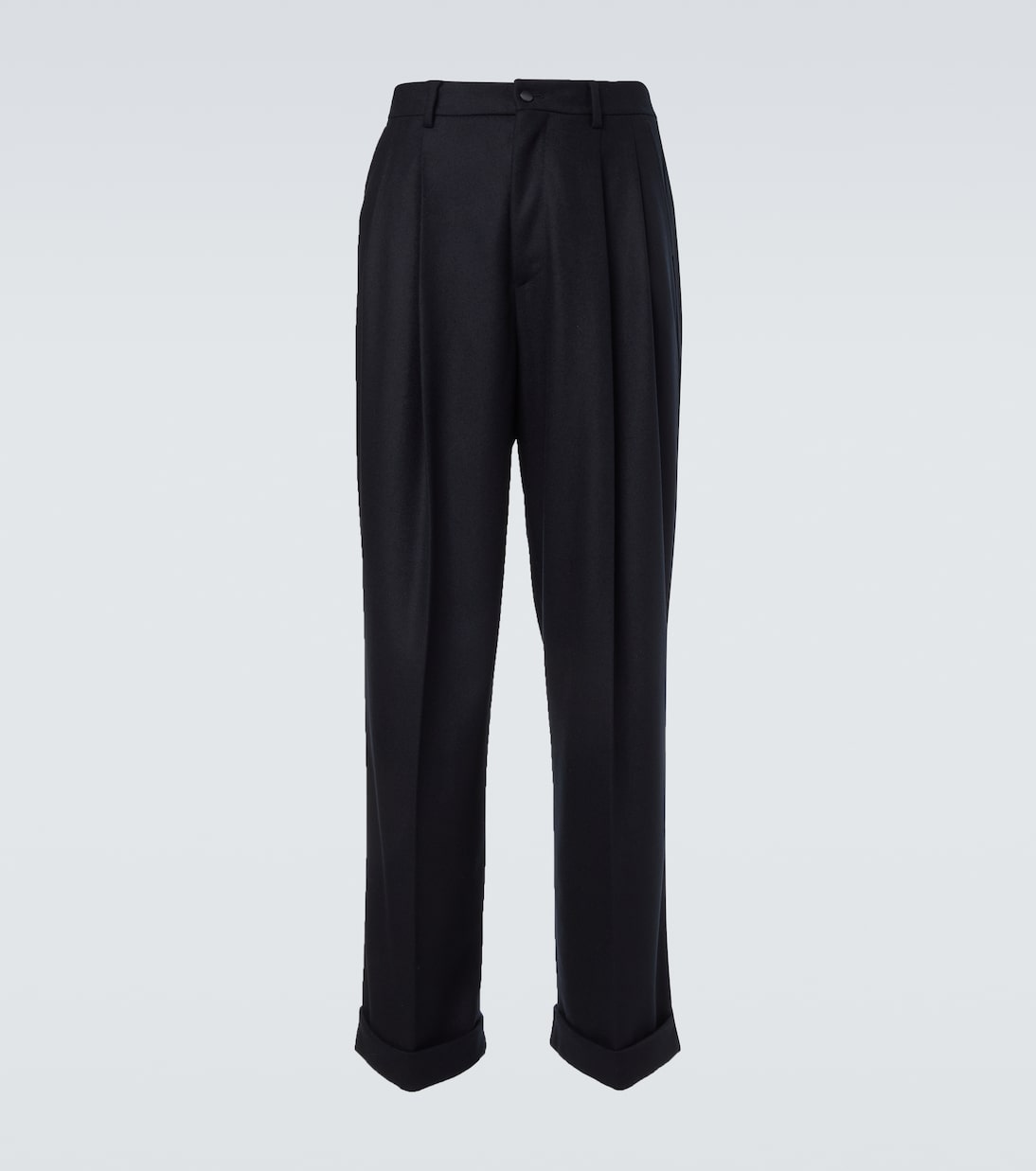 Virgin wool wide-leg pants | Dolce&Gabbana