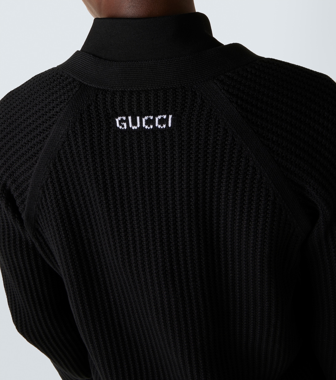 Web Stripe cotton cardigan | Gucci