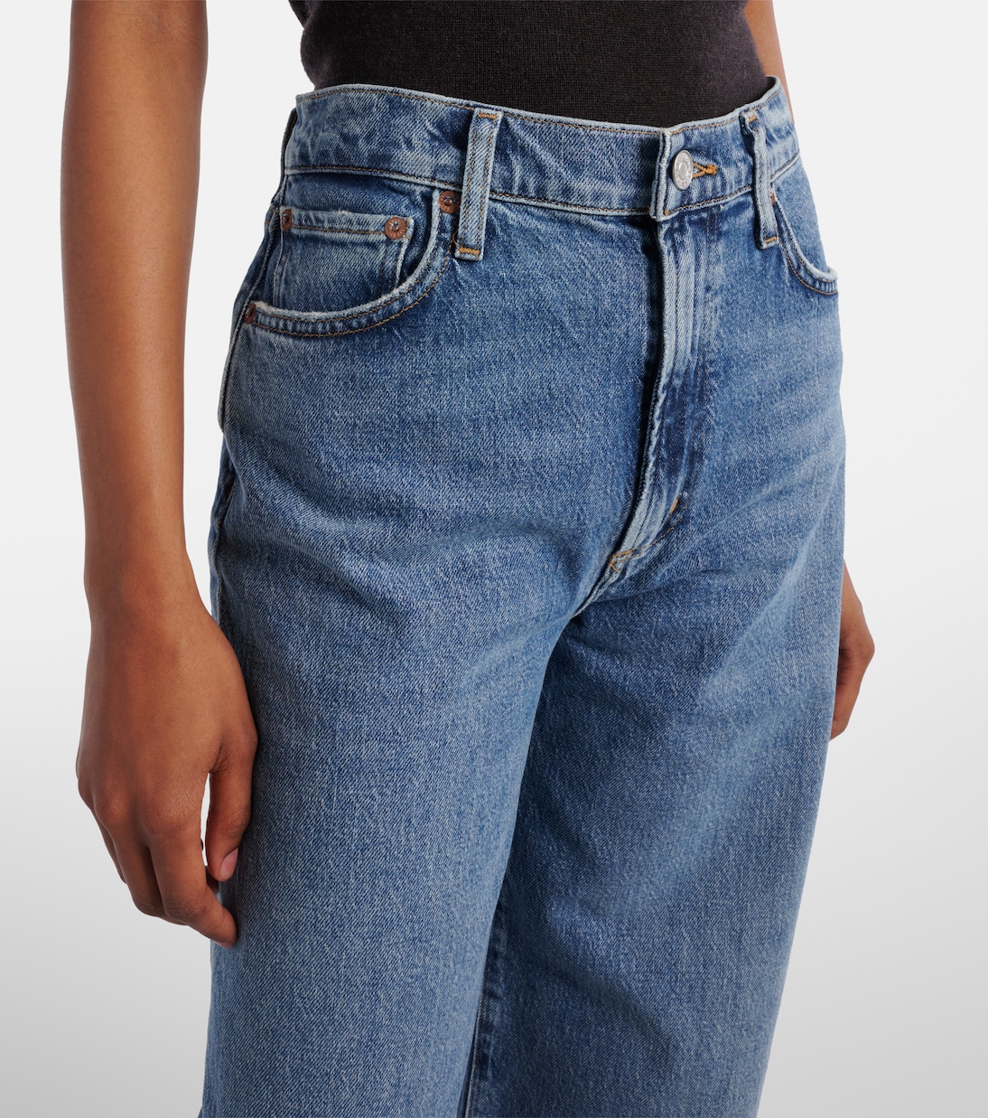 Jeans a gamba larga Harper Crop | Agolde