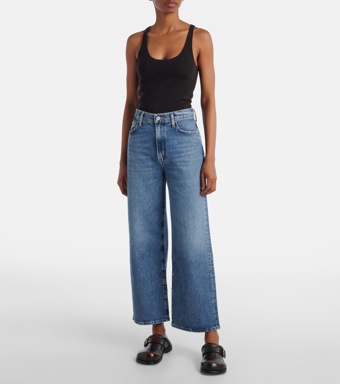 Jeans a gamba larga Harper Crop | Agolde