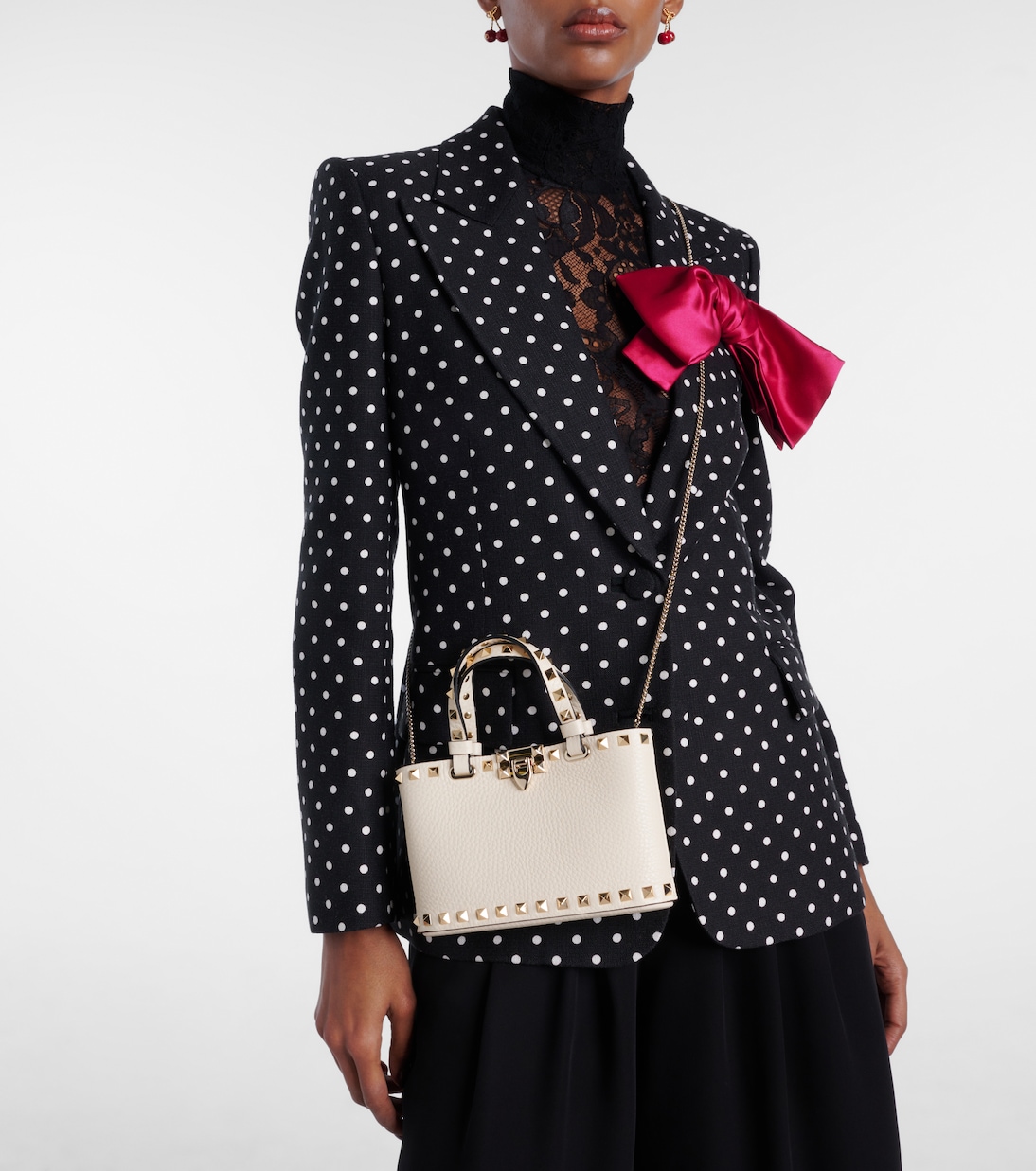 Tote Rockstud Mini aus Leder | Valentino Garavani