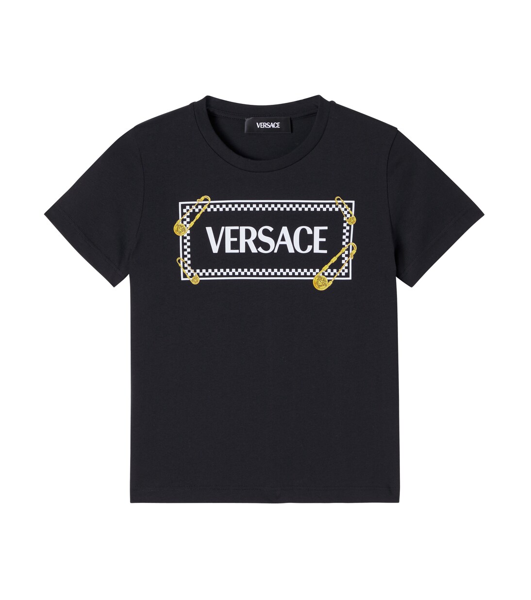 Logo cotton jersey T-shirt | Versace Kids