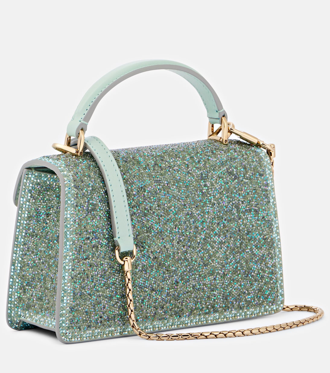 Serpenti Forever Mini suede tote bag | Bvlgari