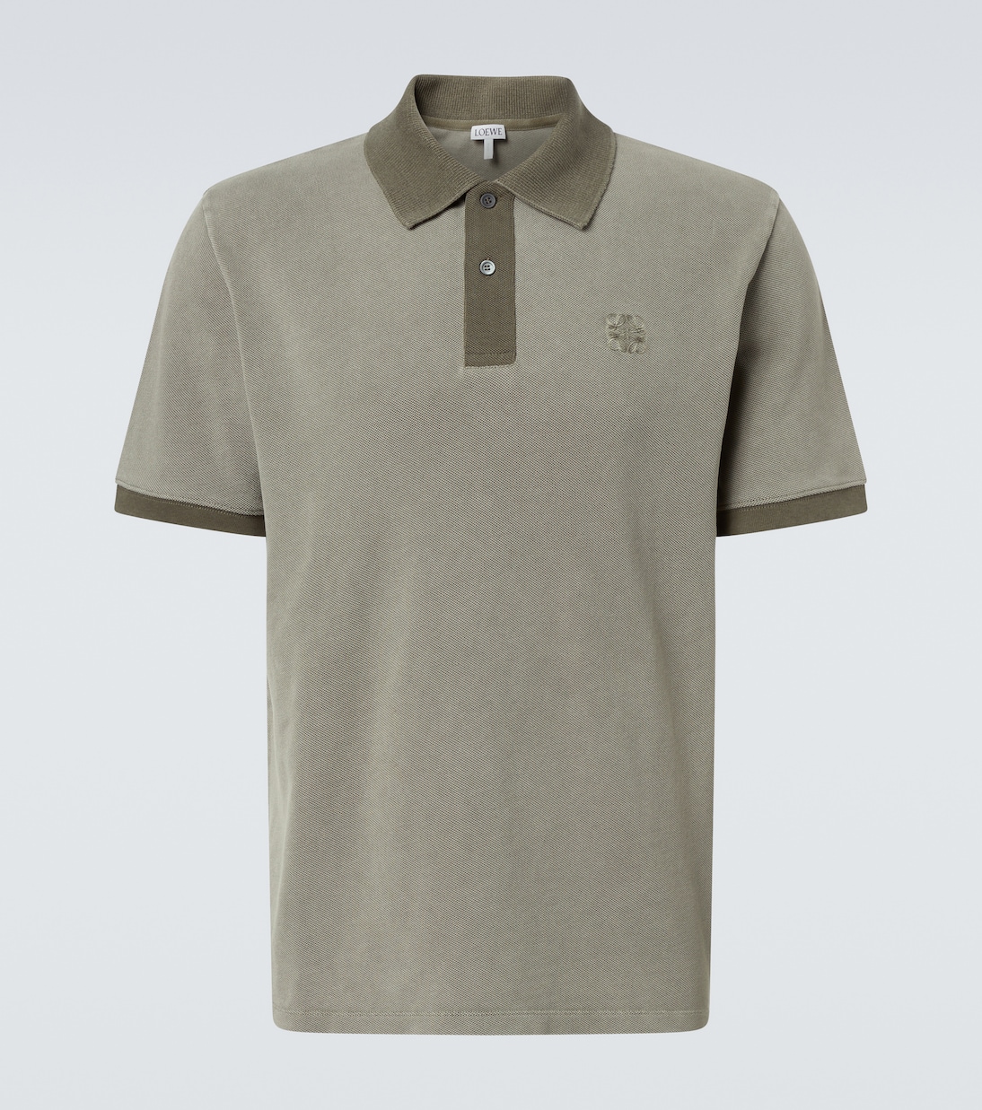 Polo de piqué de algodón con anagrama | Loewe