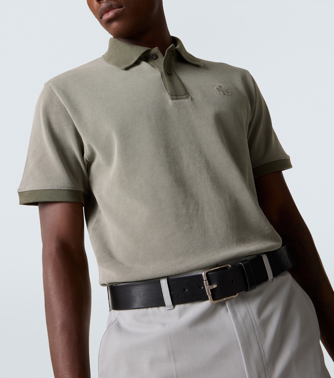 Polo de piqué de algodón con anagrama | Loewe