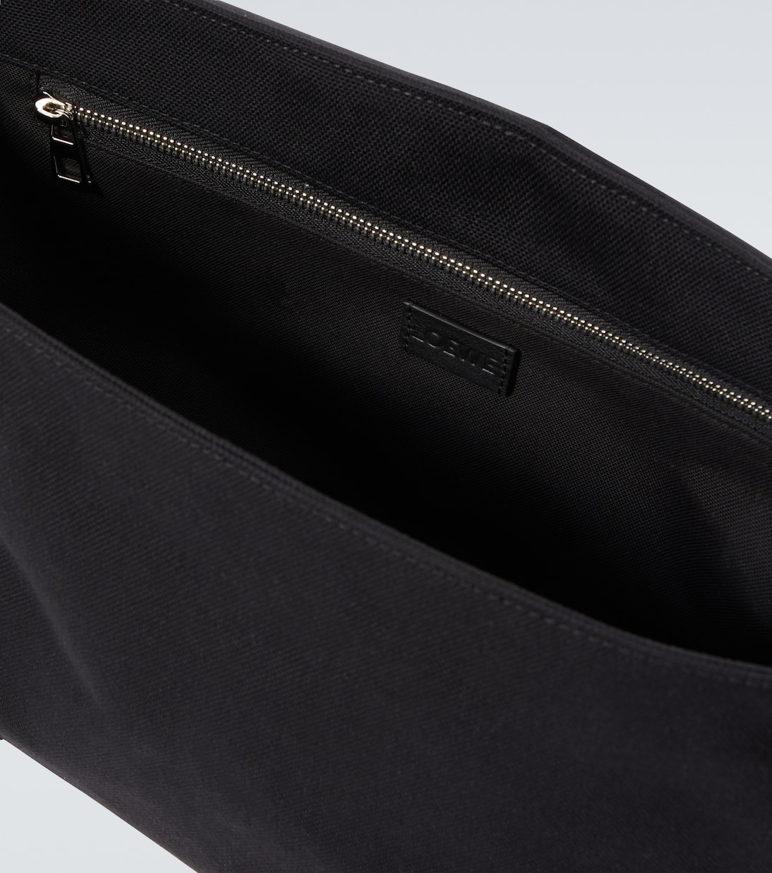 Bolso cruzado Flex Medium de lona y ante | Loewe