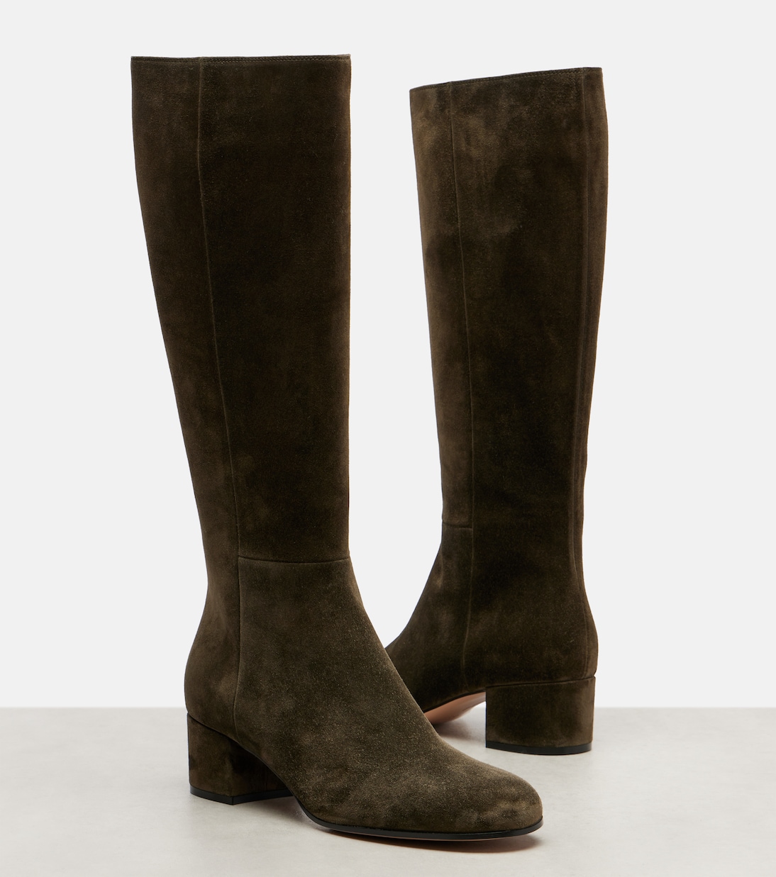 Bottes Joelle 45 en daim | Gianvito Rossi