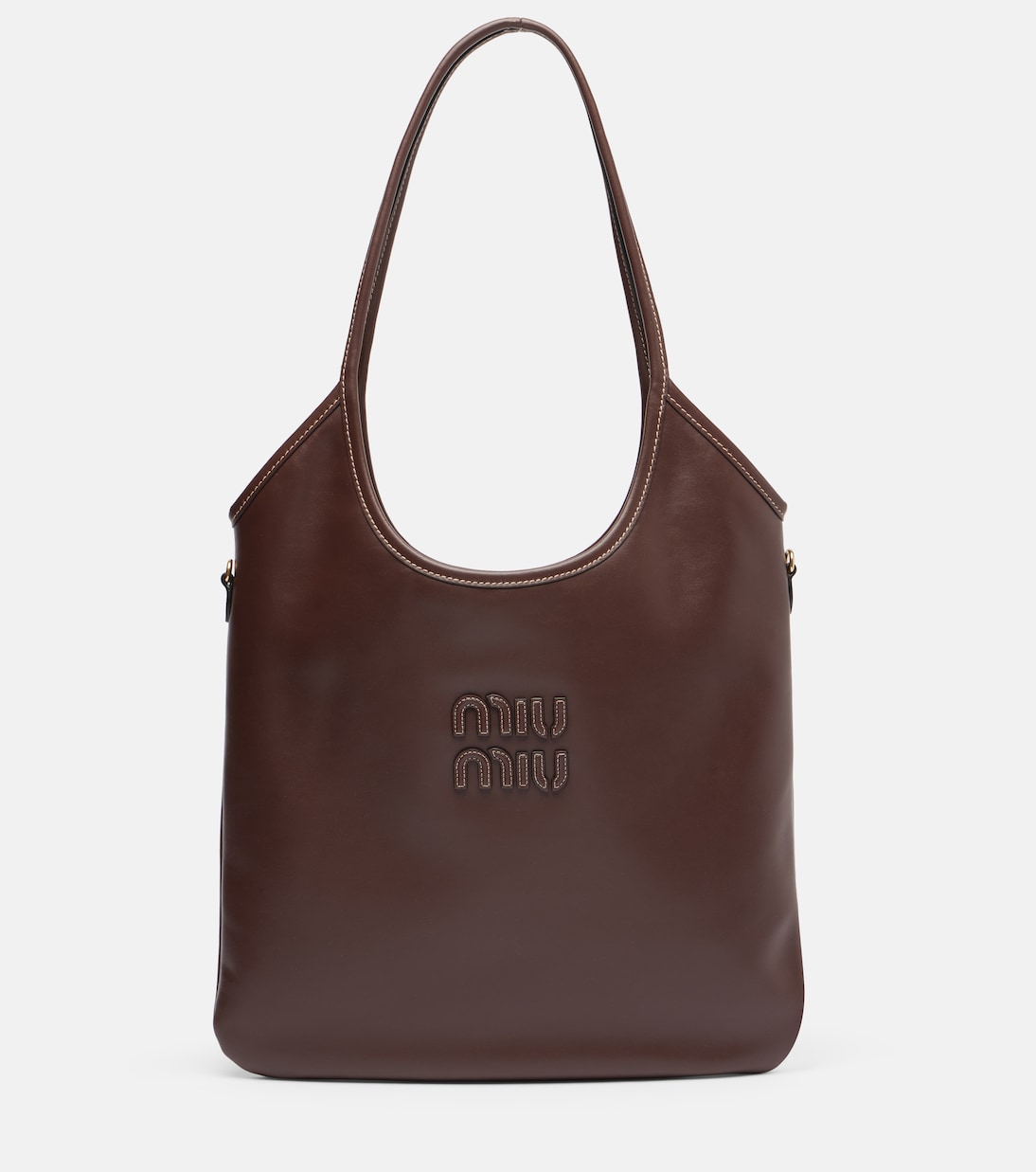Ivy Medium leather tote bag | Miu Miu
