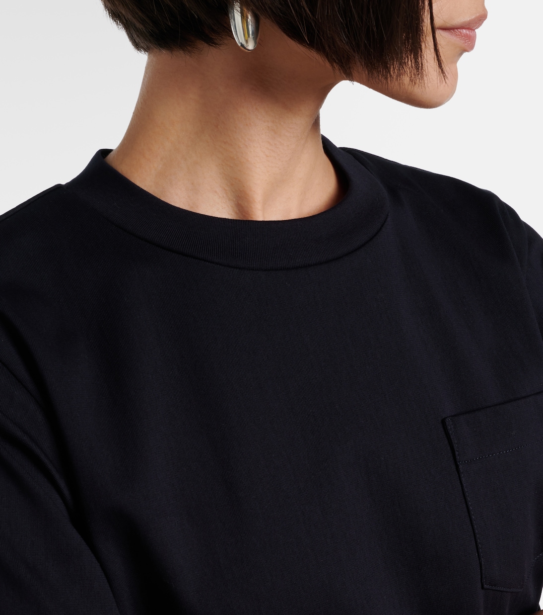 Camiseta de algodón a capas | Sacai