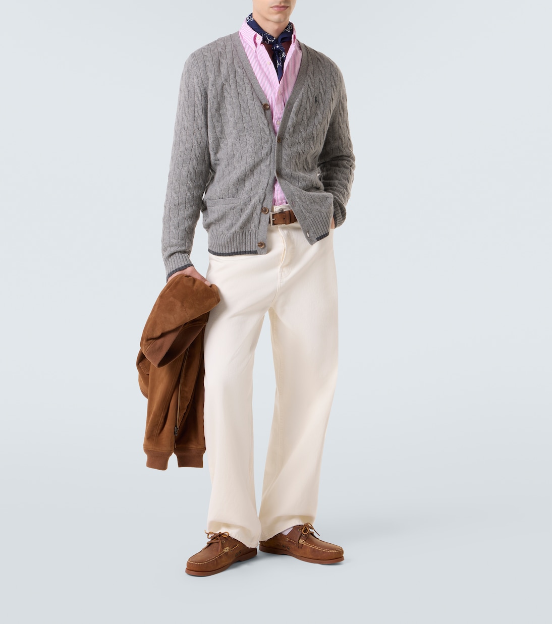 Cable-knit cashmere cardigan | Polo Ralph Lauren