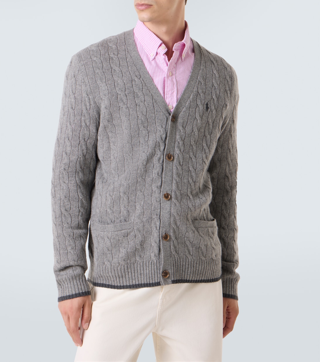 Cable-knit cashmere cardigan | Polo Ralph Lauren
