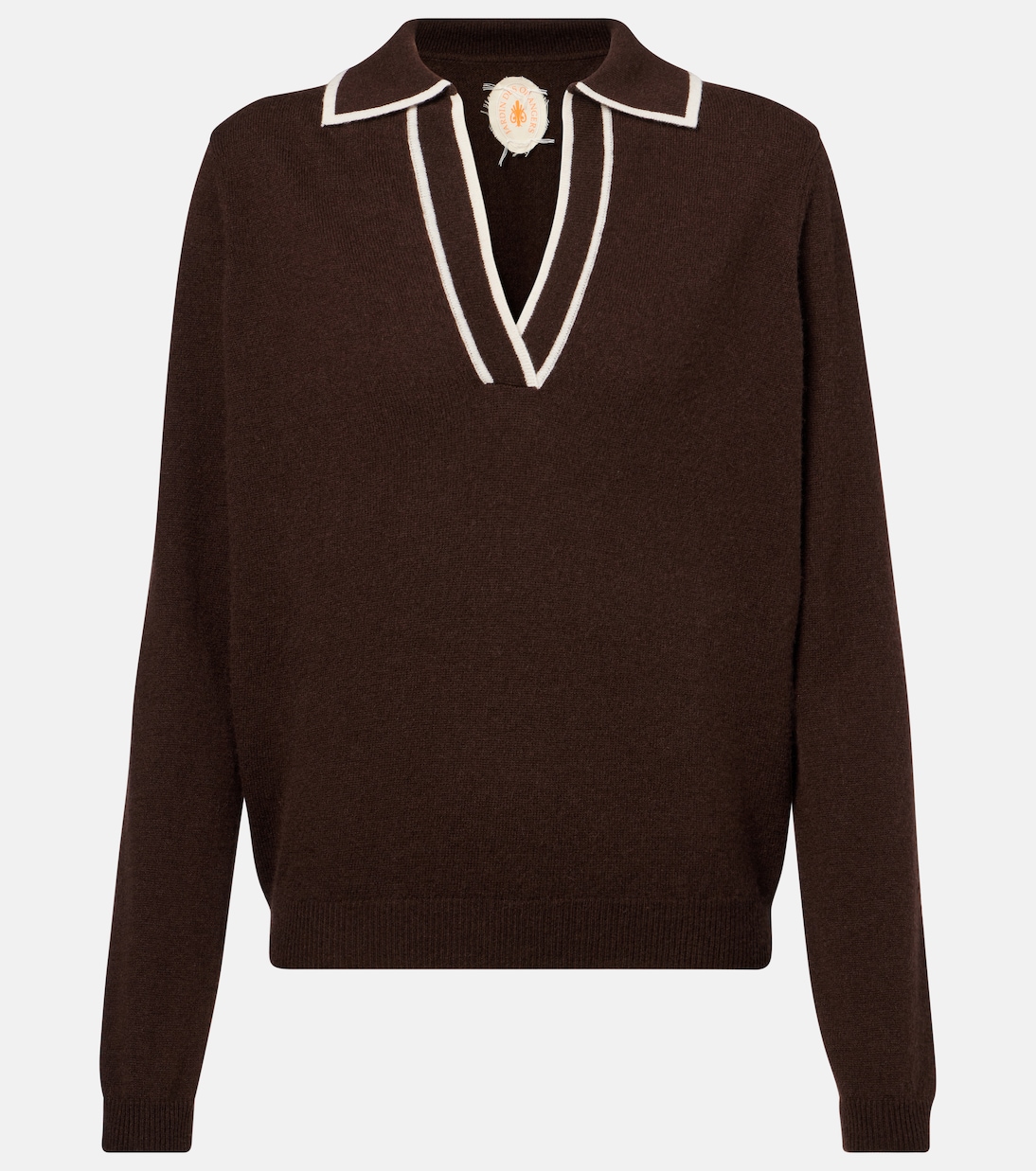 Wool and cashmere polo sweater | Jardin des Orangers