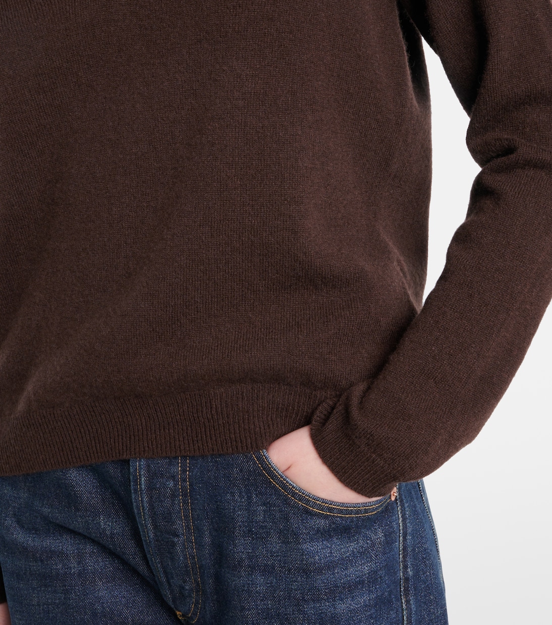 Wool and cashmere polo sweater | Jardin des Orangers