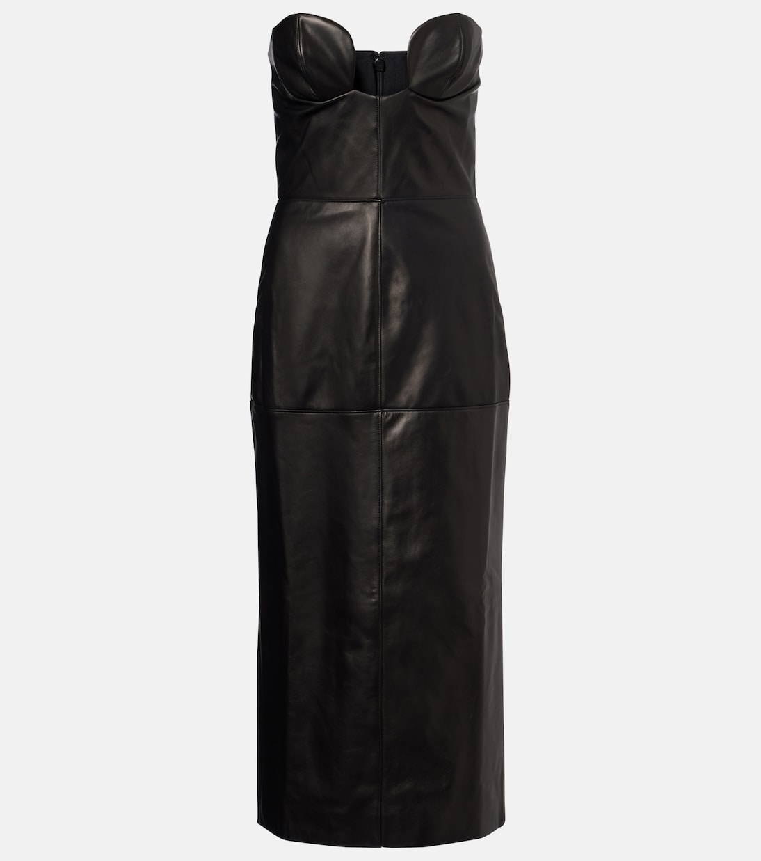 Leather corset dress | Nensi Dojaka