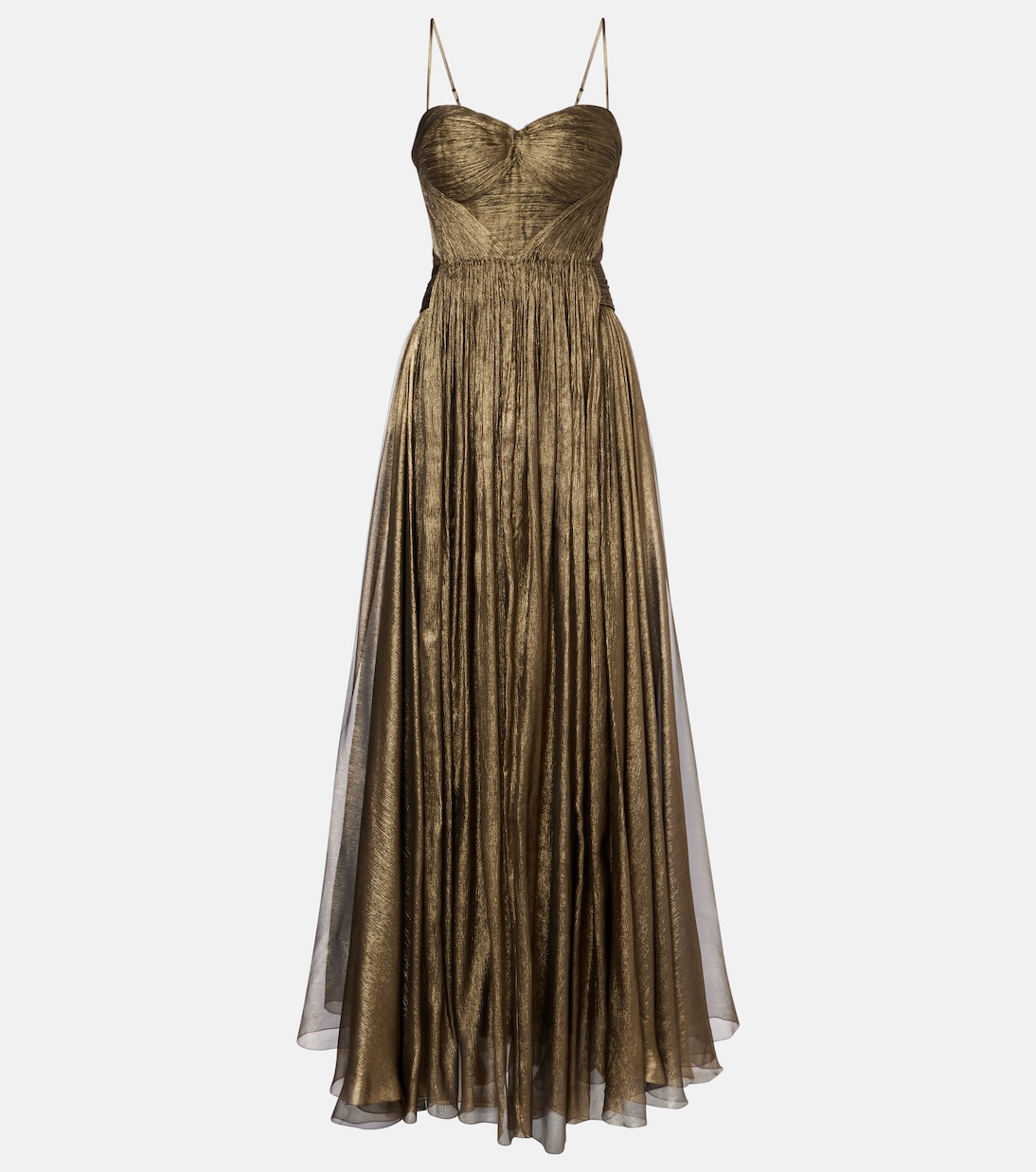Vestido de fiesta Allar de muselina de seda | Maria Lucia Hohan