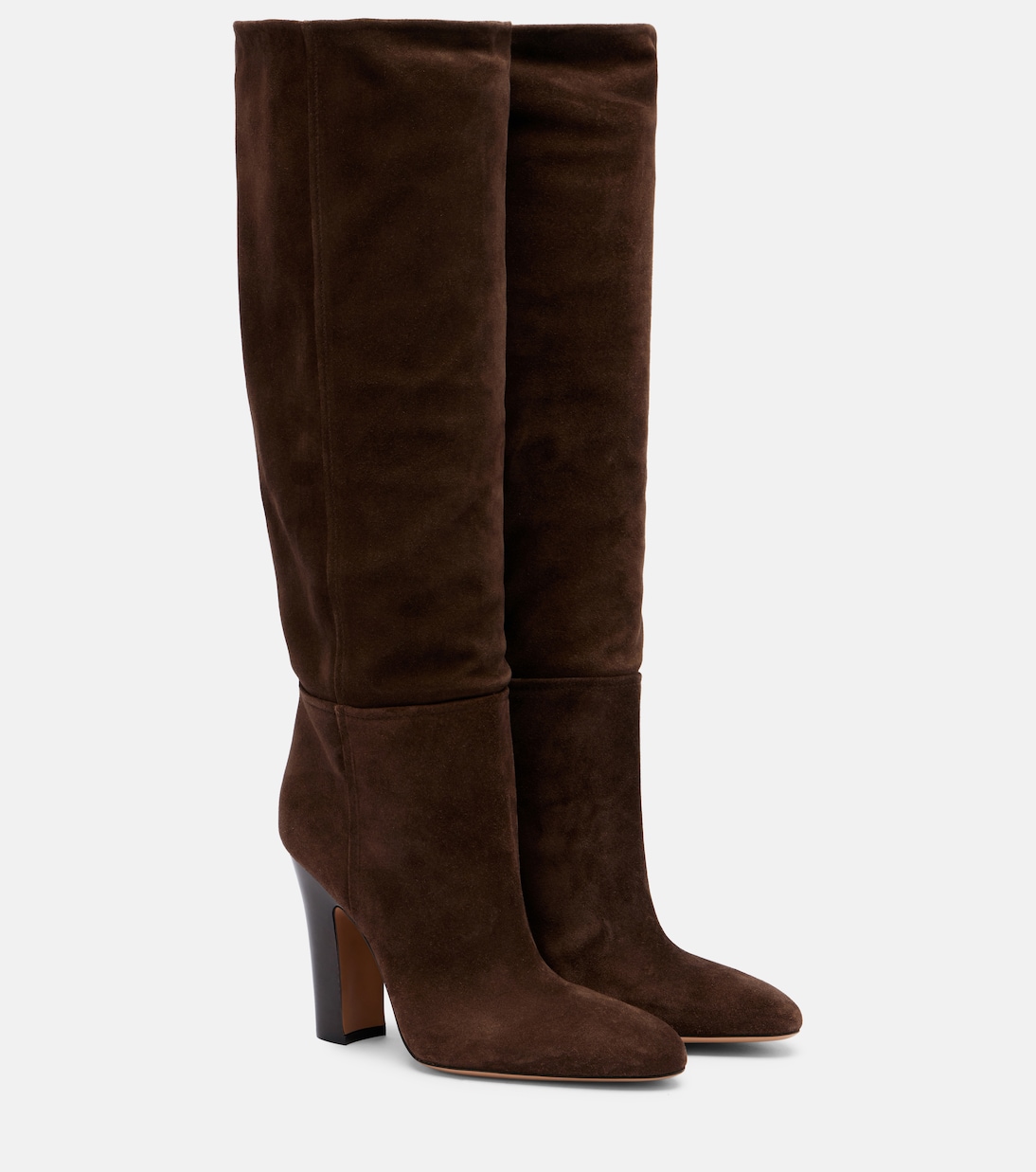 Lavinia 100 suede knee-high boots | Paris Texas