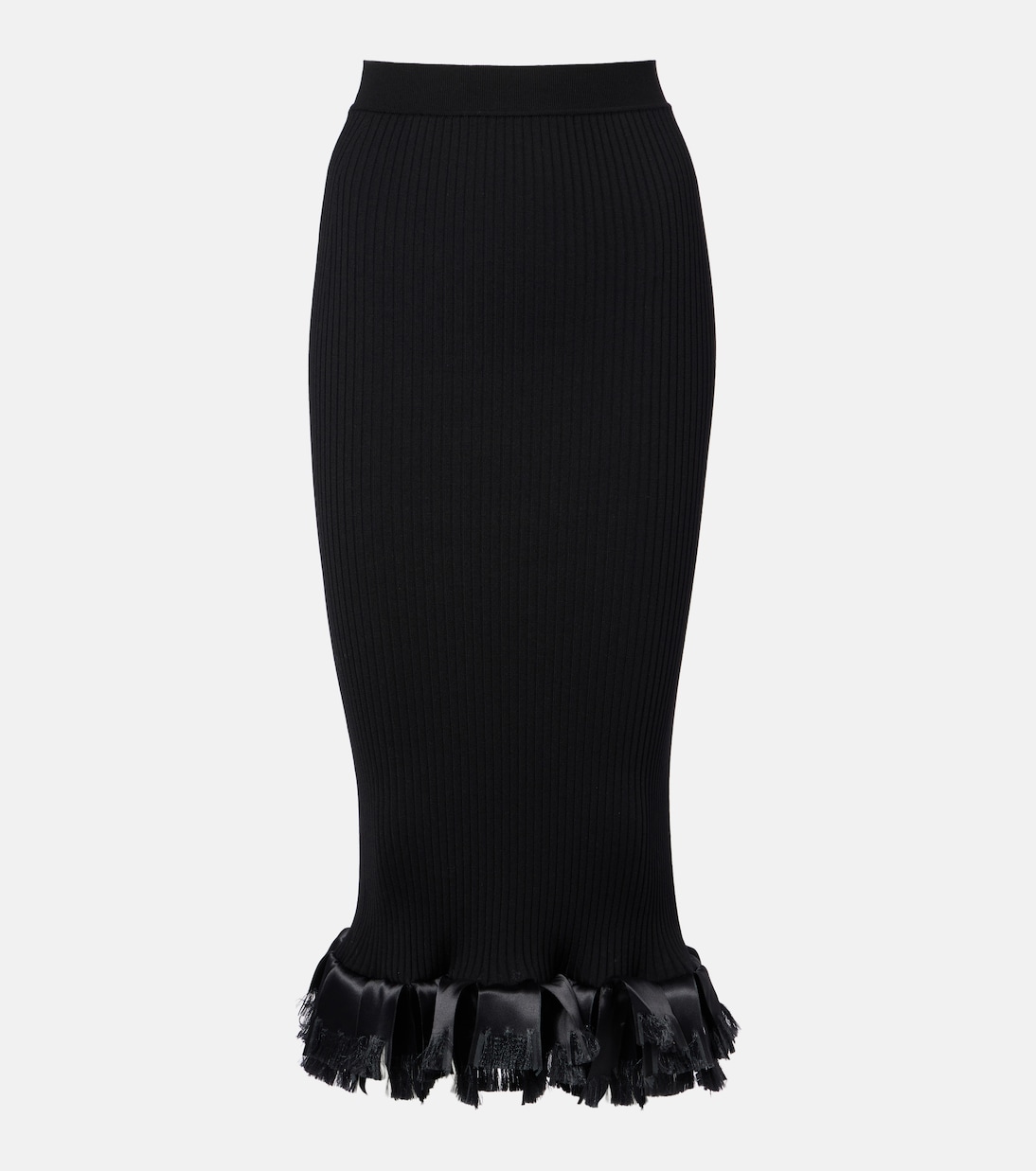 Falda midi Riley en mezcla de lana  | Fforme