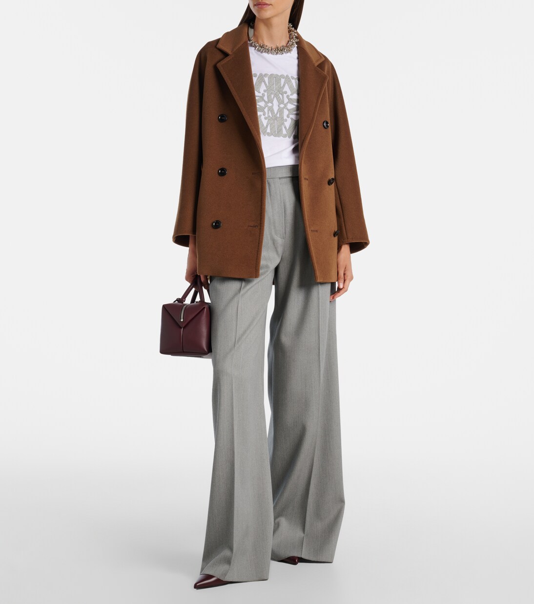 Weite Hose Baden aus Schurwolle | Max Mara