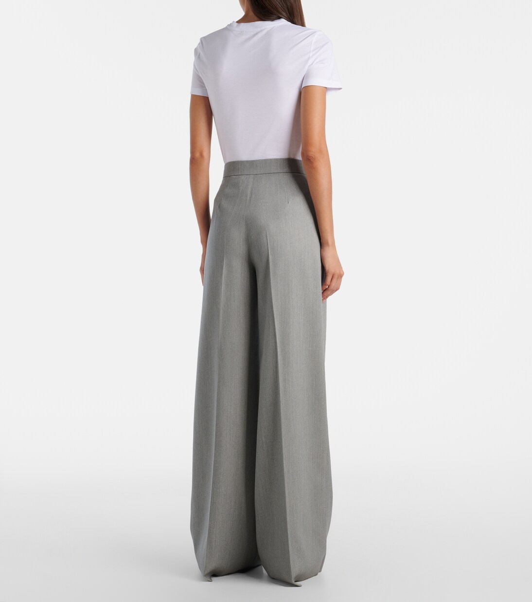 Weite Hose Baden aus Schurwolle | Max Mara