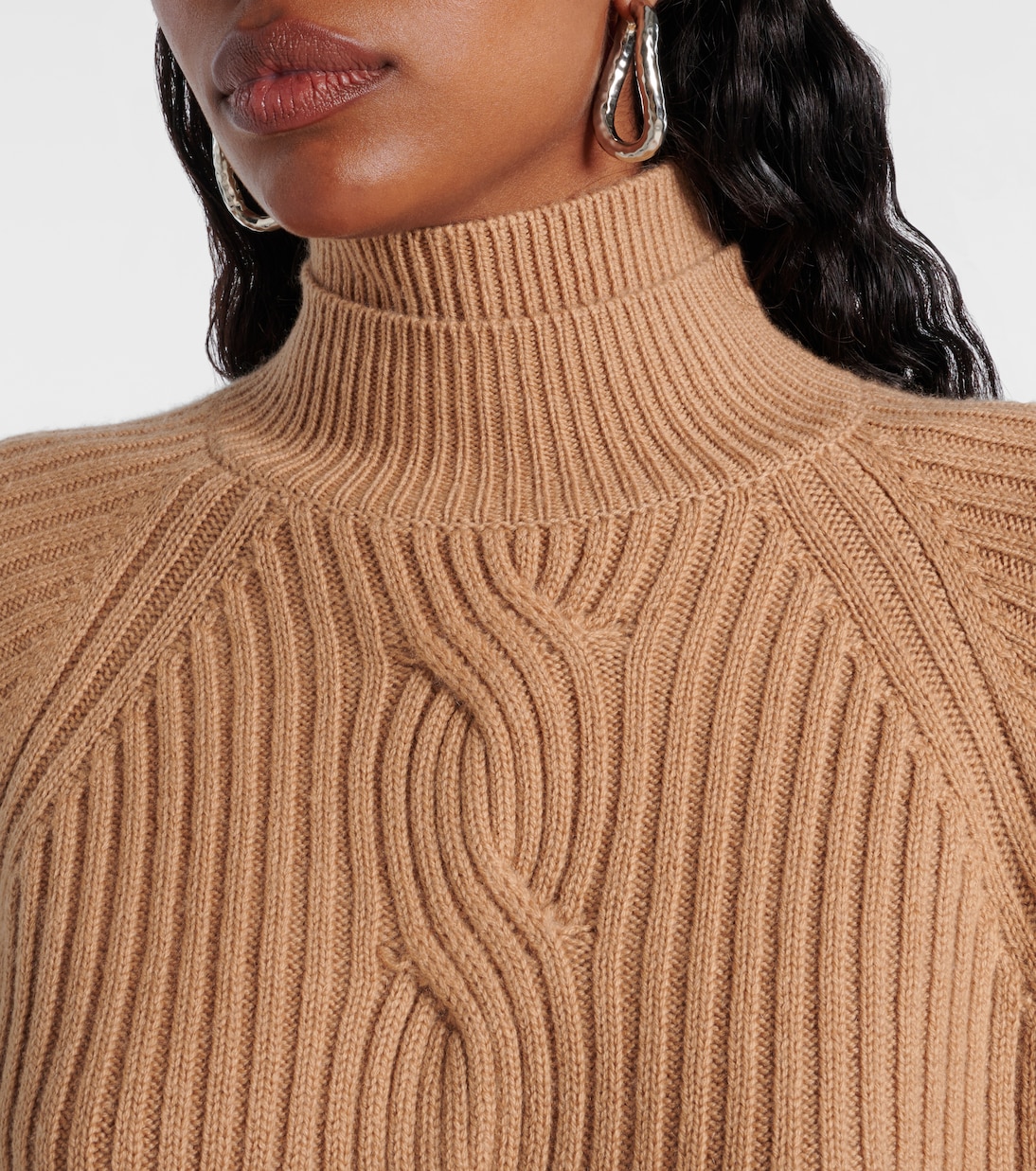Alcazar wool and cashmere turtleneck sweater | Max Mara