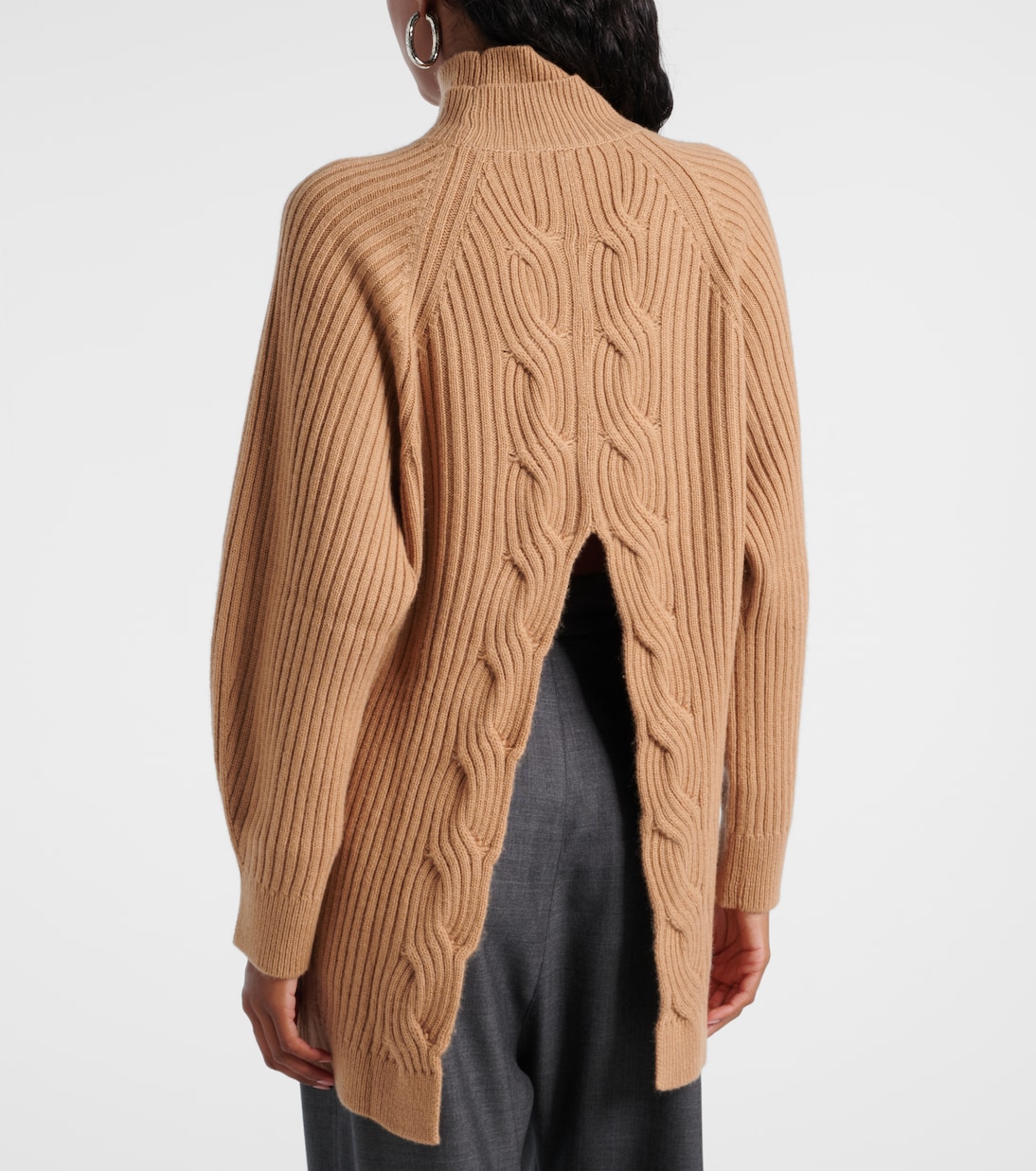 Alcazar wool and cashmere turtleneck sweater | Max Mara
