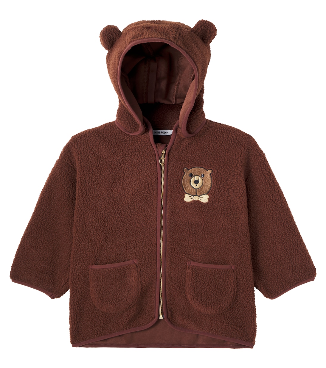 Kapuzenjacke Bear aus Teddyfleece | Mini Rodini