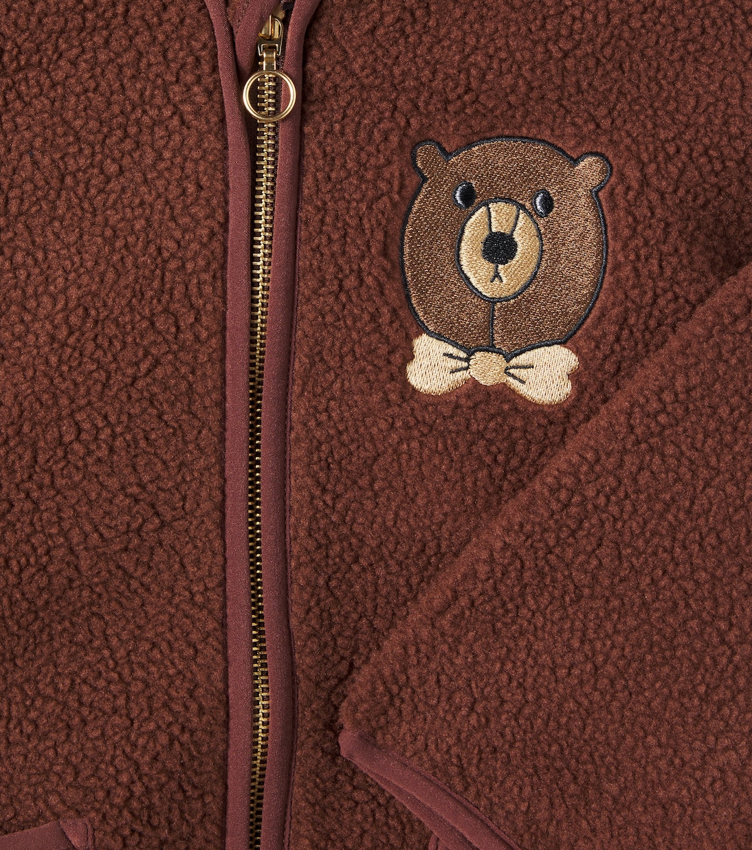 Kapuzenjacke Bear aus Teddyfleece | Mini Rodini