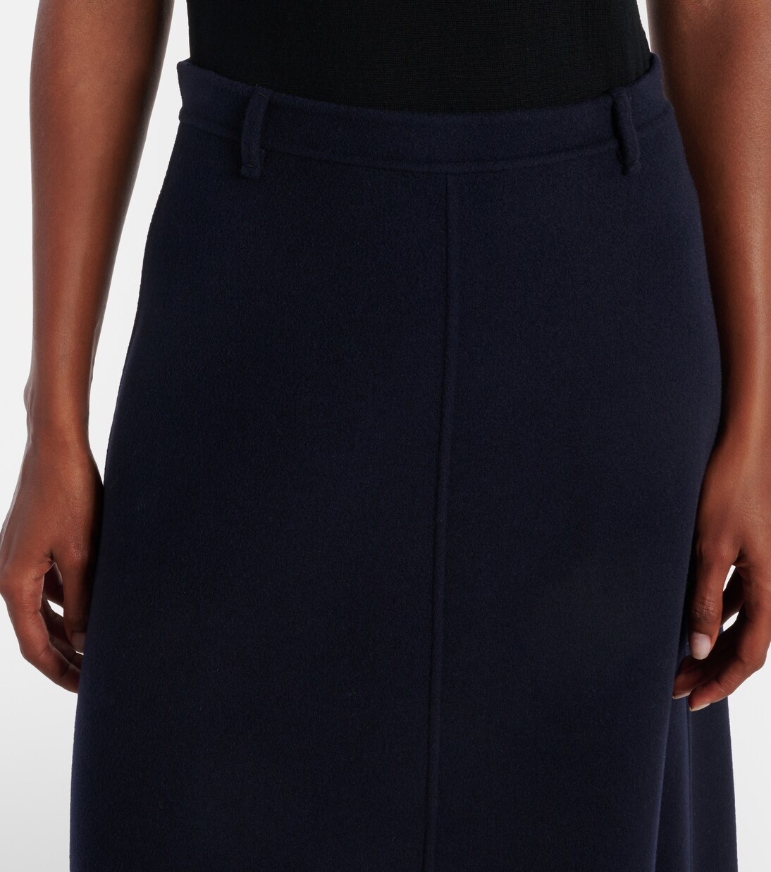 Gloria virgin wool midi skirt | 'S Max Mara
