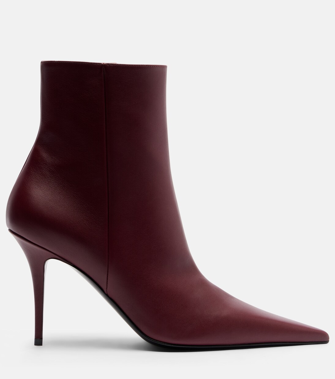 Barbara 90 leather ankle boots | Amina Muaddi