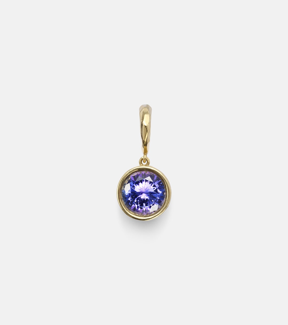 18kt gold pendant necklace with tanzanite | Octavia Elizabeth