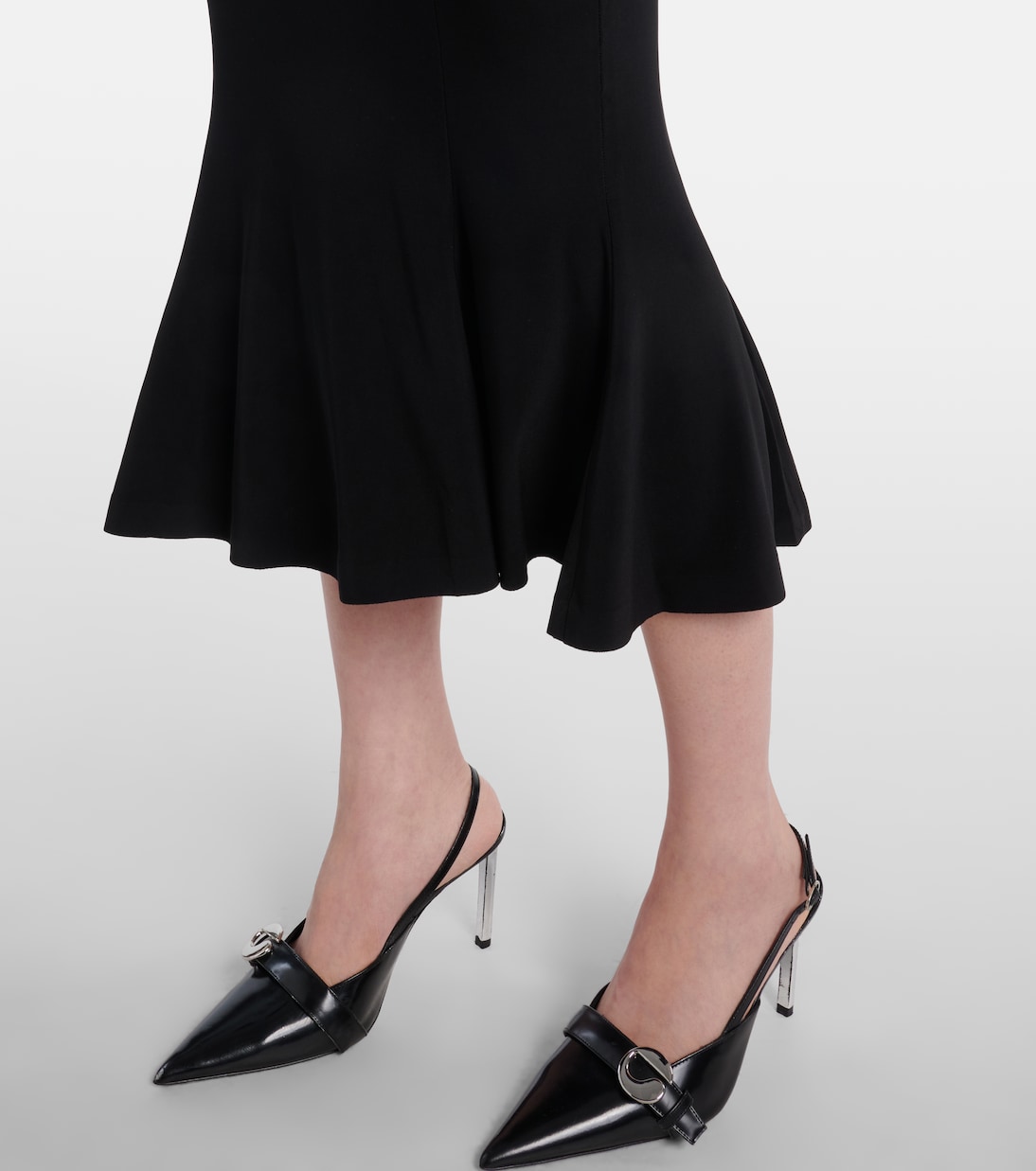 Flared midi dress | Norma Kamali