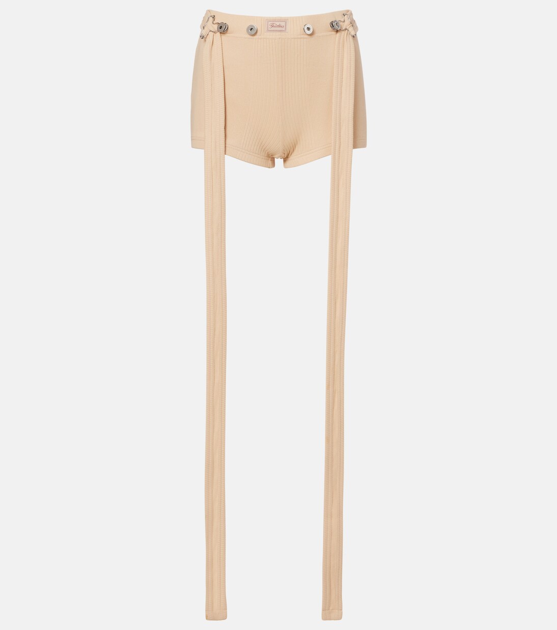 Ribbed-knit cotton shorts | Jean Paul Gaultier