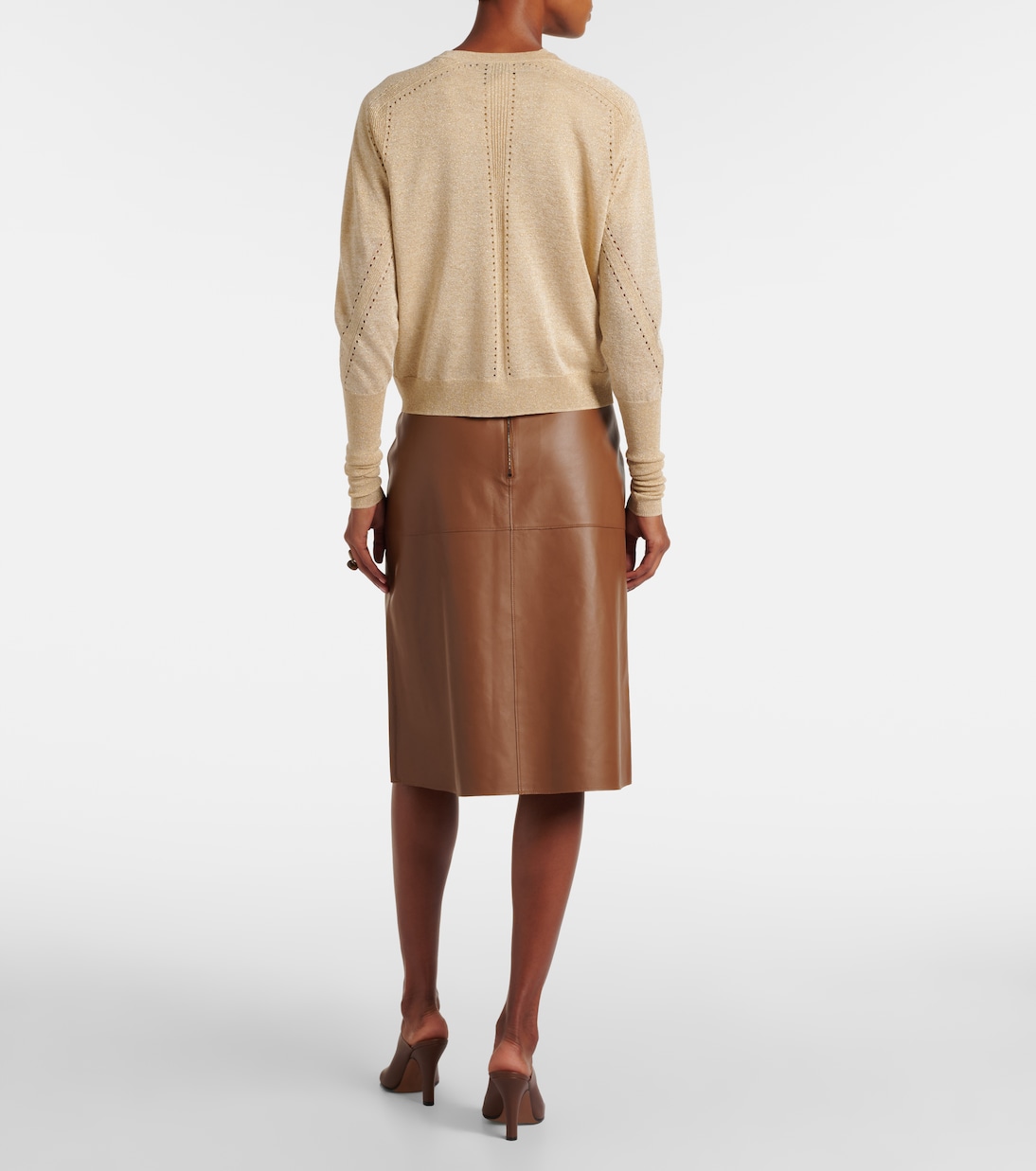 Tasse lamé cardigan | Joseph