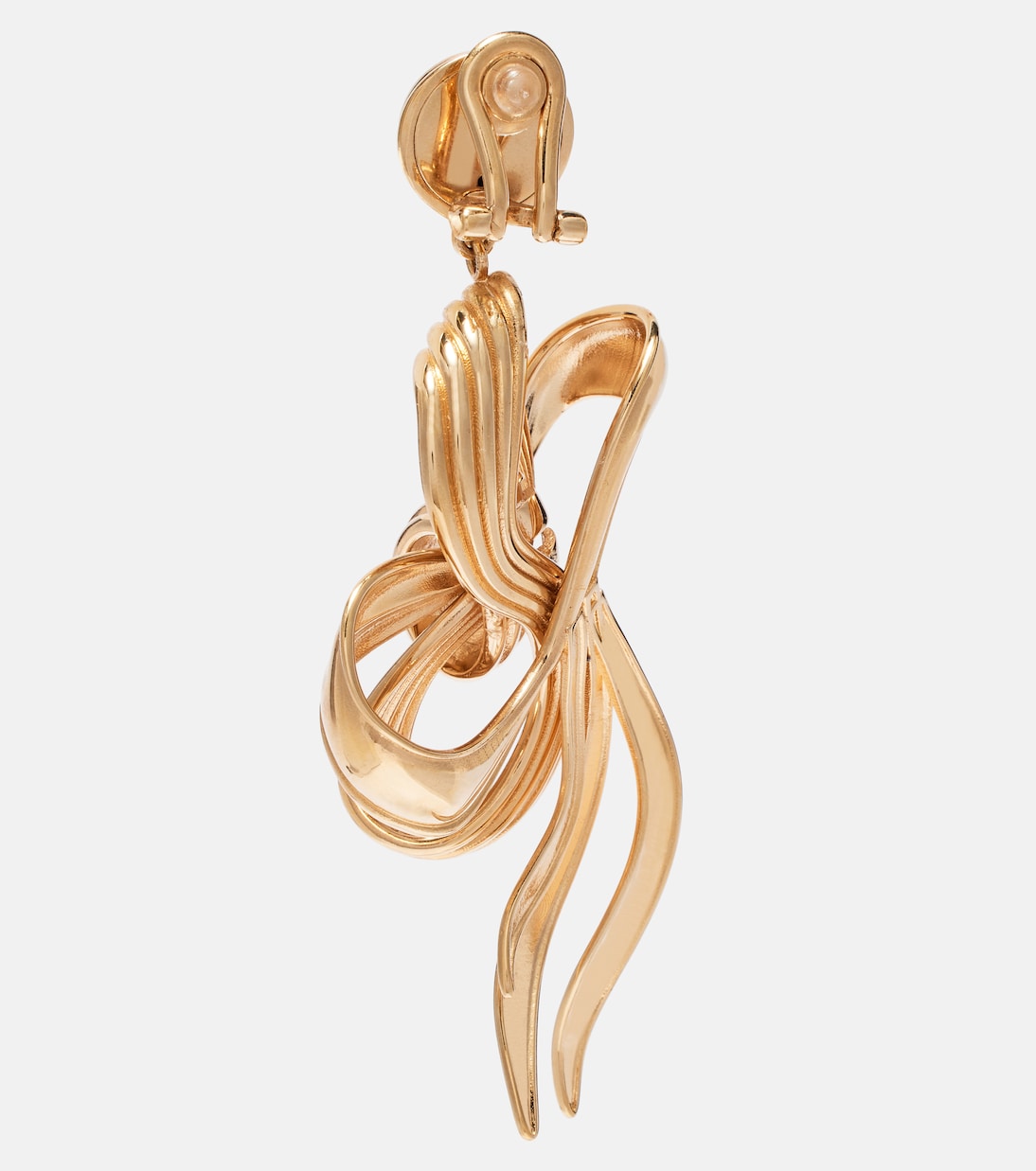 Bow-detail clip-on earrings | Miu Miu
