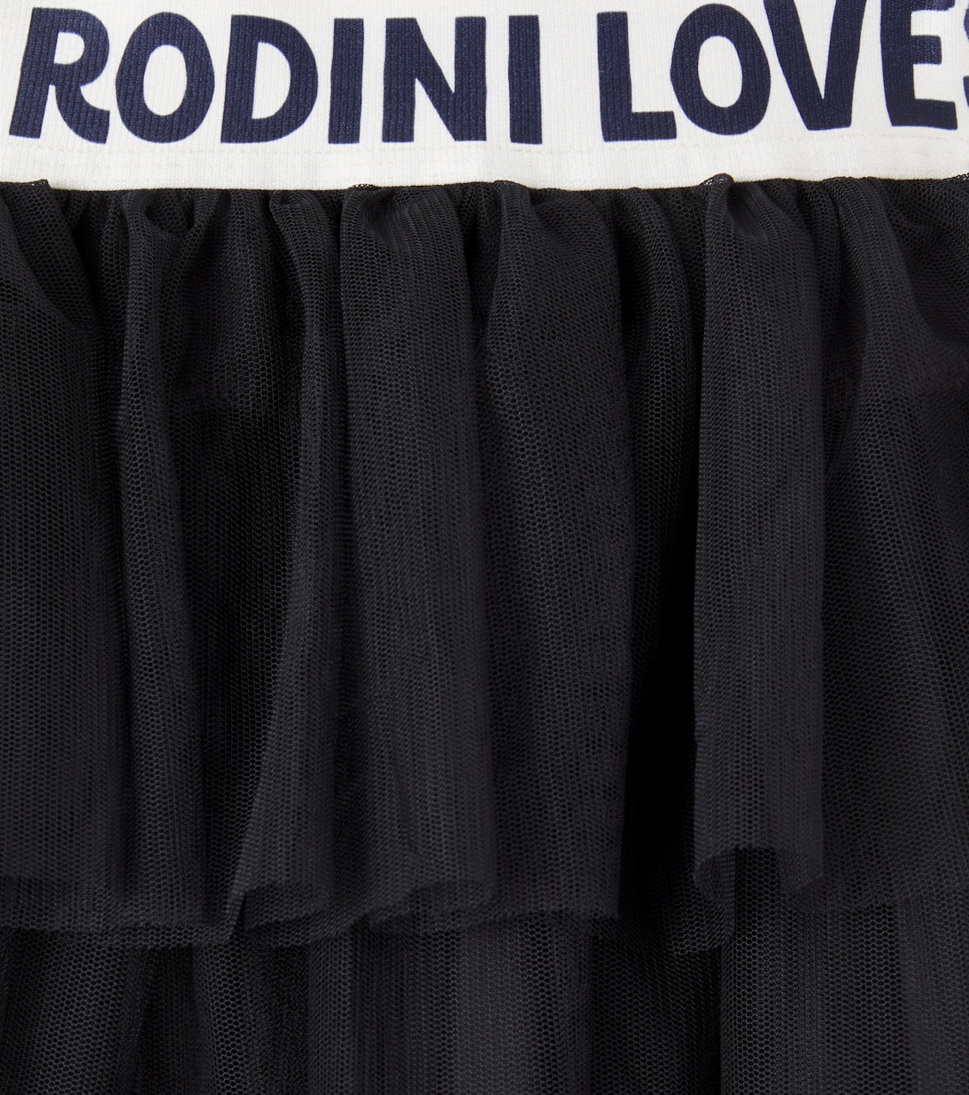 Logo tiered tulle skirt | Mini Rodini