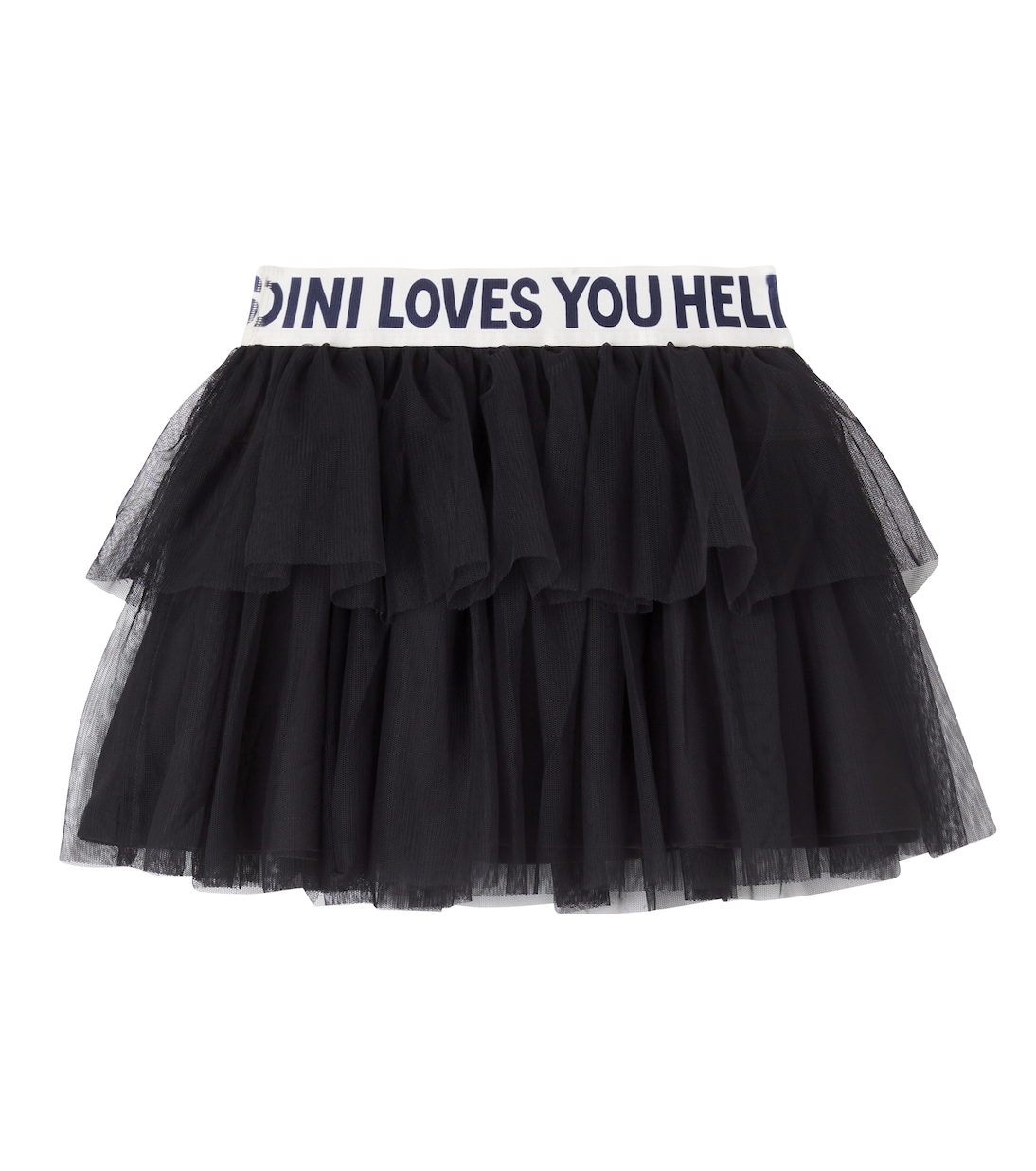 Logo tiered tulle skirt | Mini Rodini
