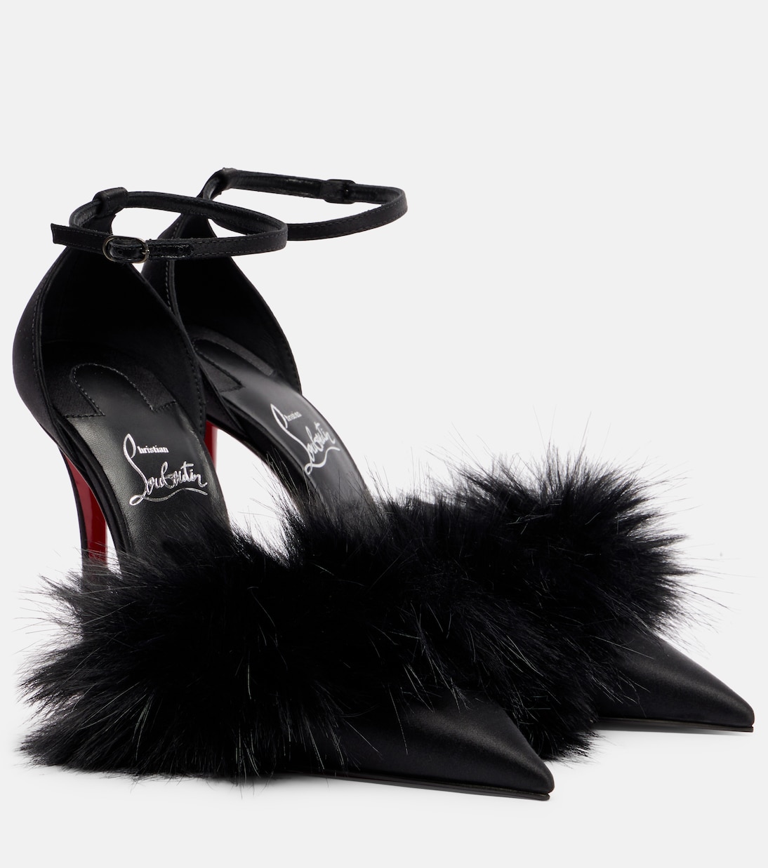 Pumps Zanzee 100 in crêpe di raso | Christian Louboutin