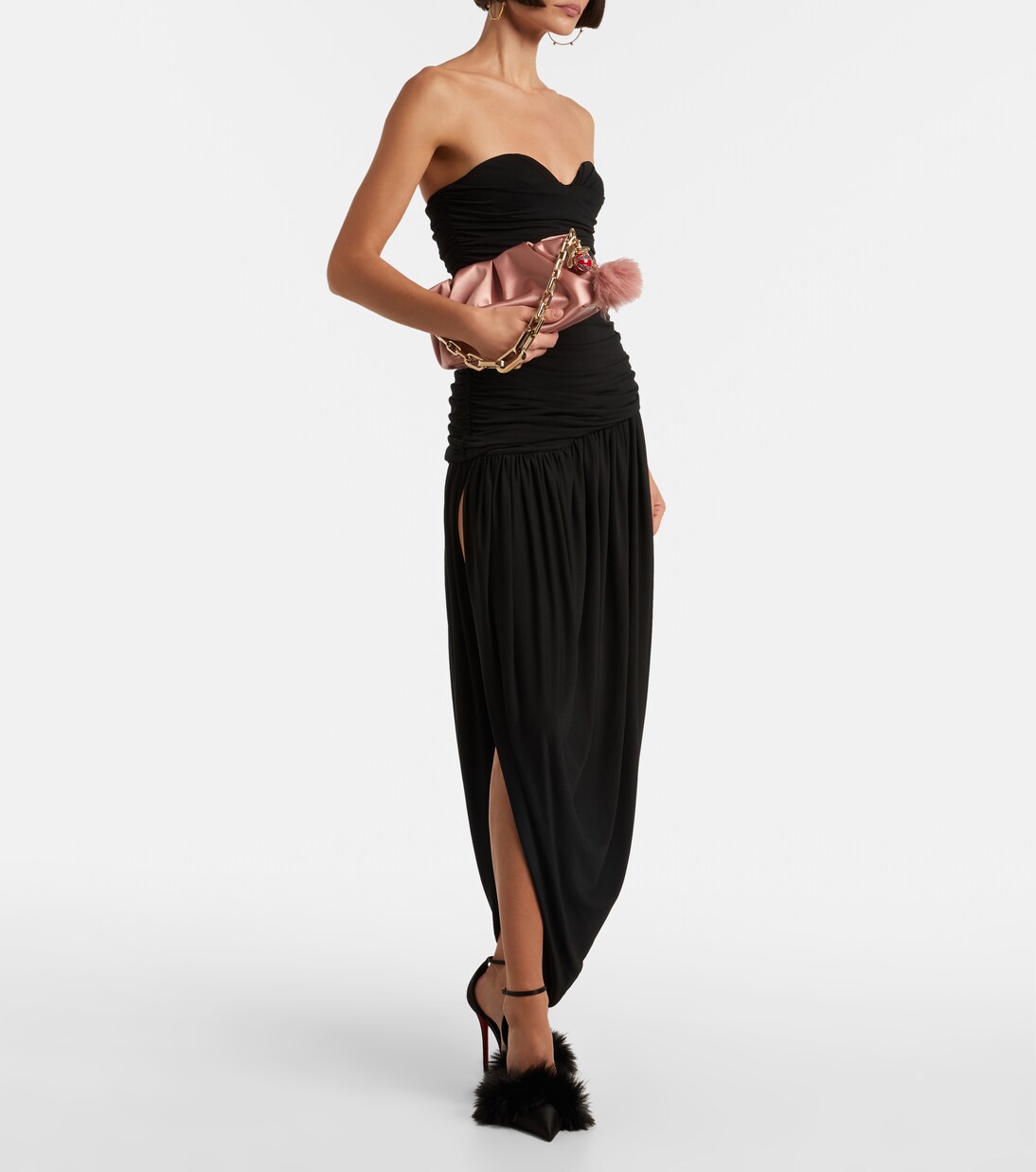 Pumps Zanzee 100 in crêpe di raso | Christian Louboutin